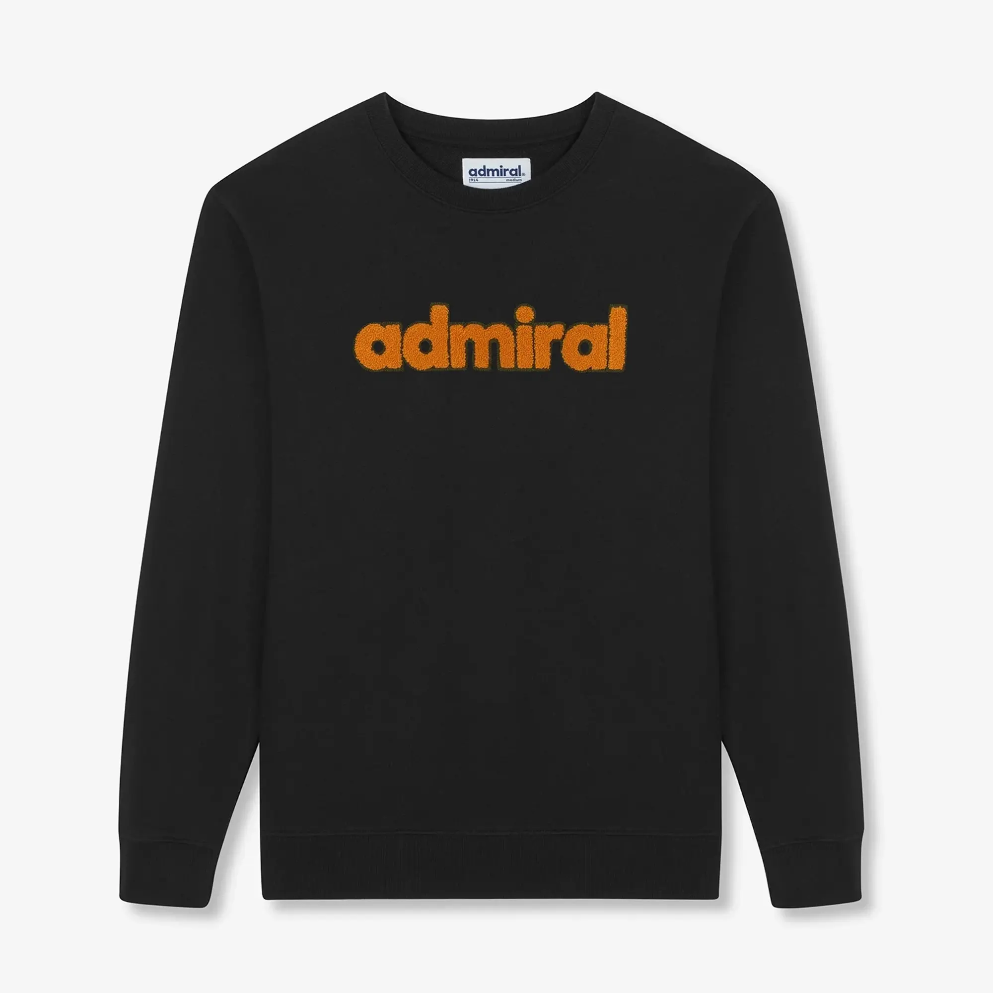 Stamford Chenille Sweatshirt - Black - BLACK