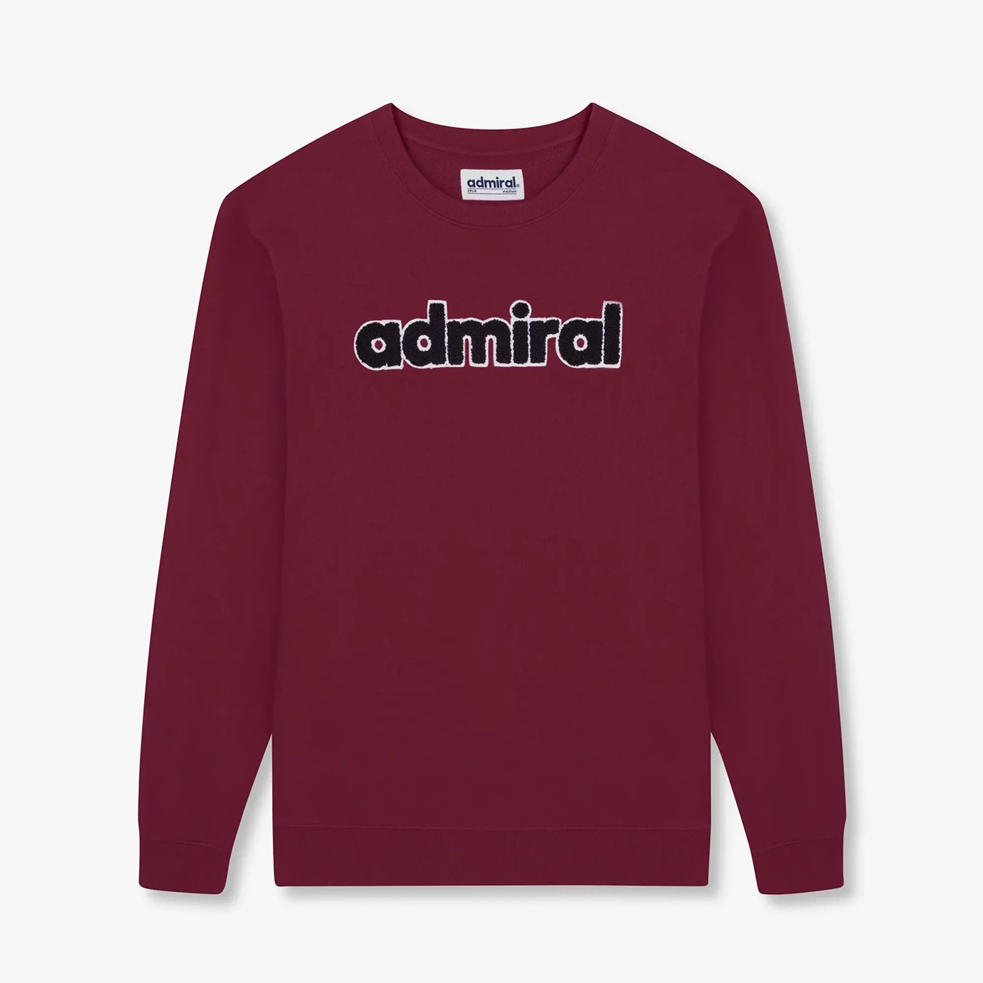 Stamford Chenille Sweatshirt - Burgundy - BURGUNDY