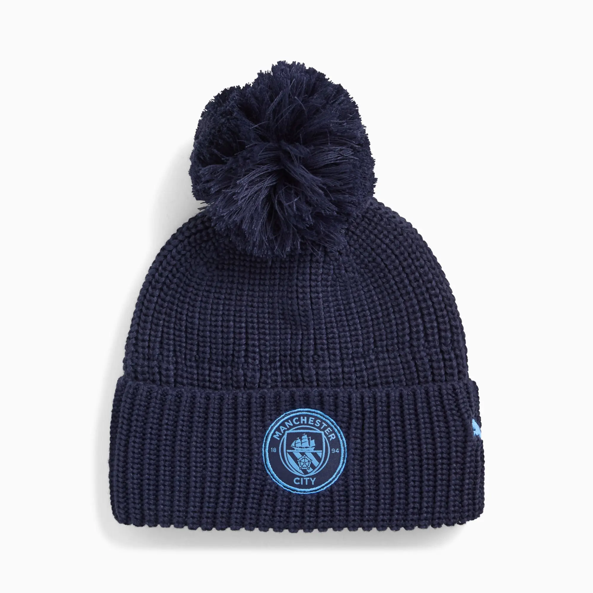 PUMA Manchester City Essentials Beanie Hat Youth, Dark Blue