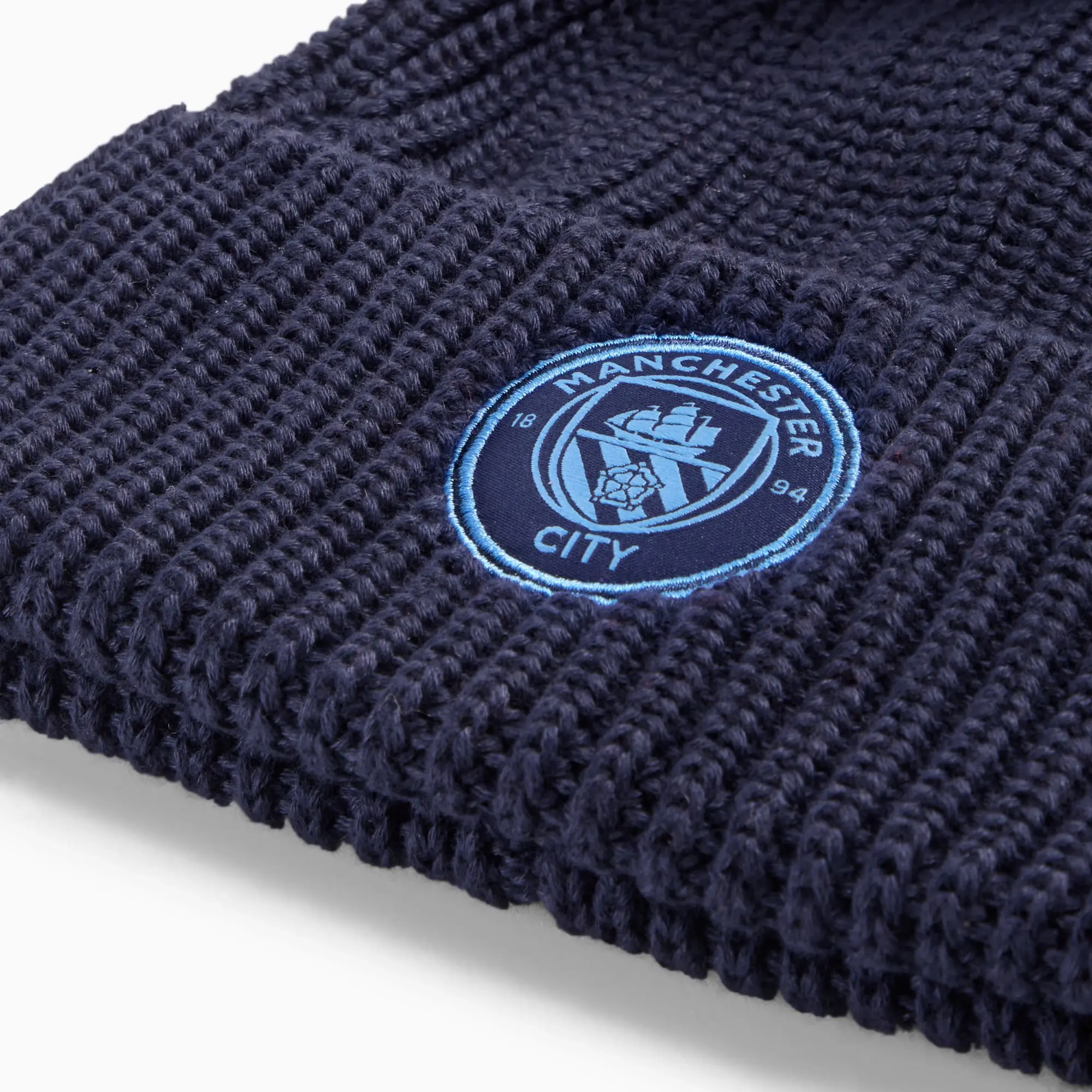 PUMA Manchester City Essentials Beanie Hat Youth, Dark Blue