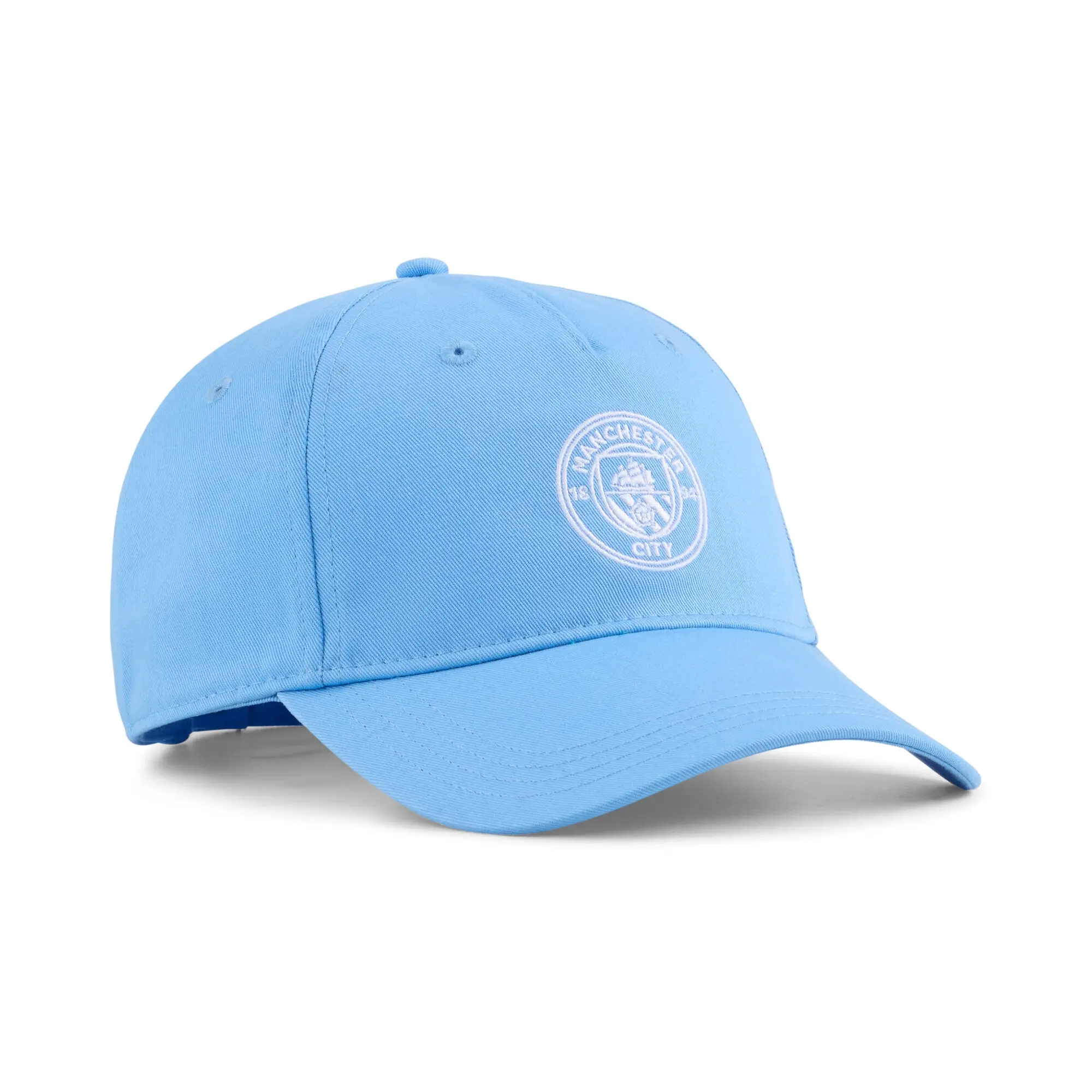 PUMA Manchester City Essentials Cap, Light Blue/White