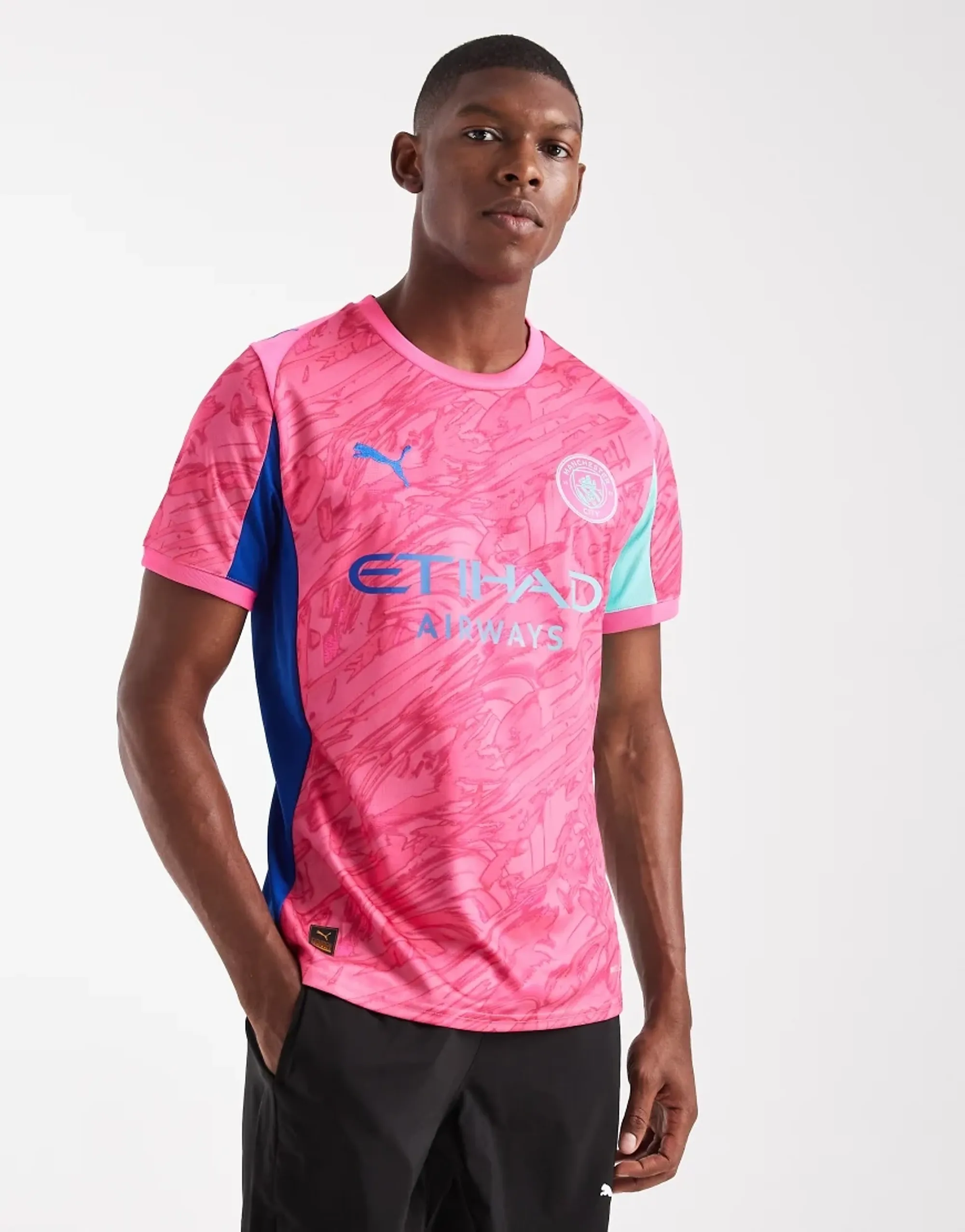 Puma Manchester City Mens SS Goalkeeper Home Shirt 2025/26