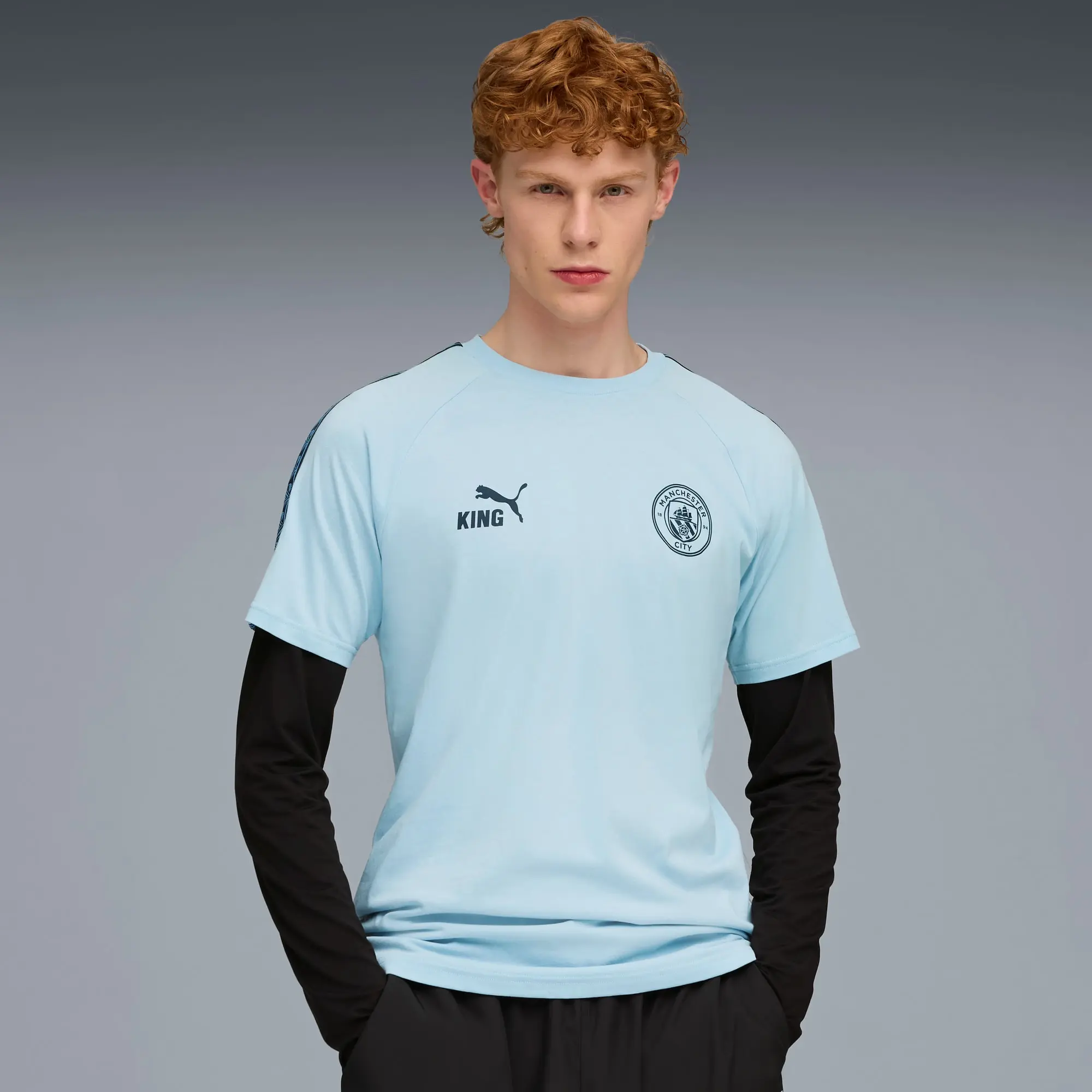 PUMA Manchester City King T-Shirt Men, Dark Blue, size 3XL