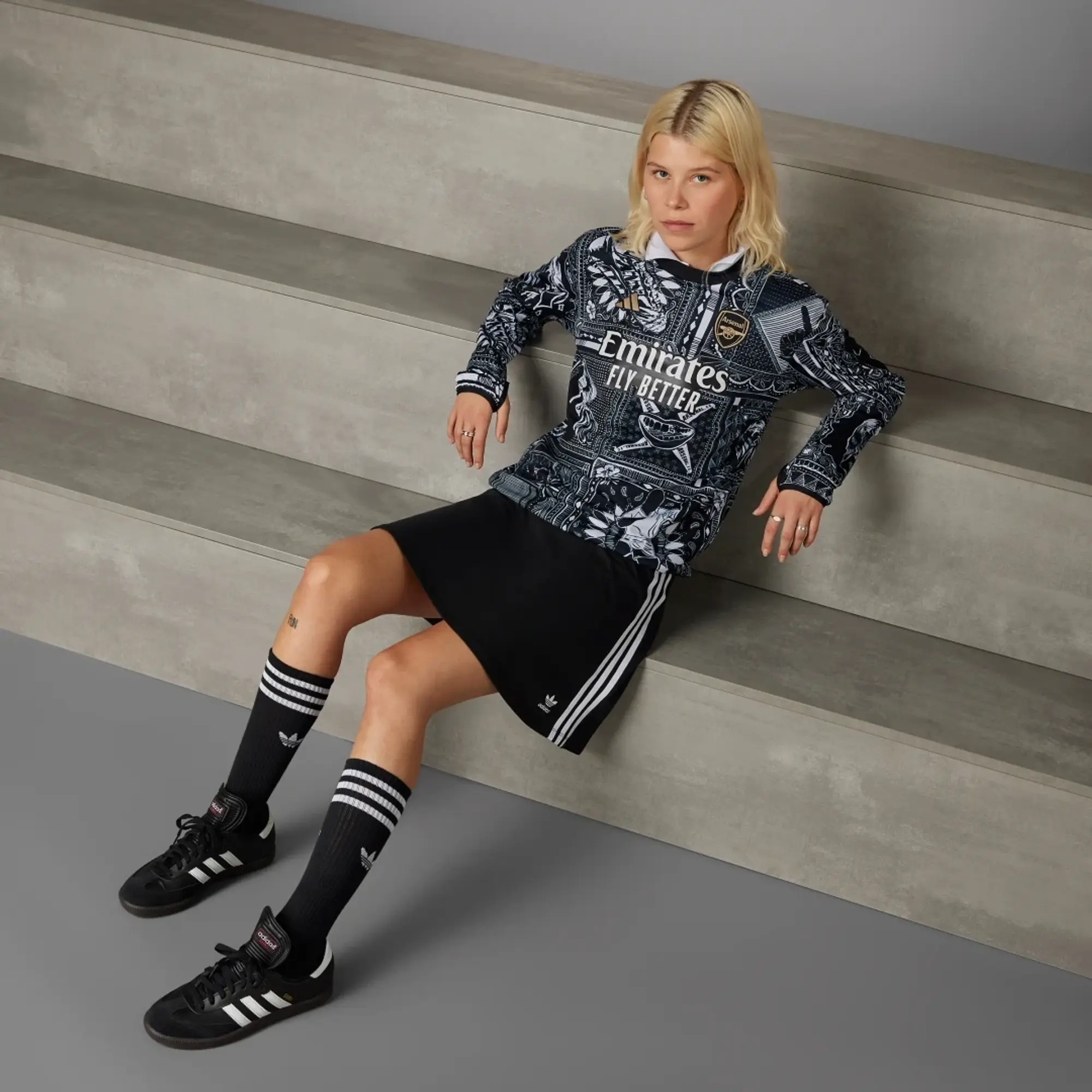 adidas Arsenal Ian Wright Pre-Match Warm Top