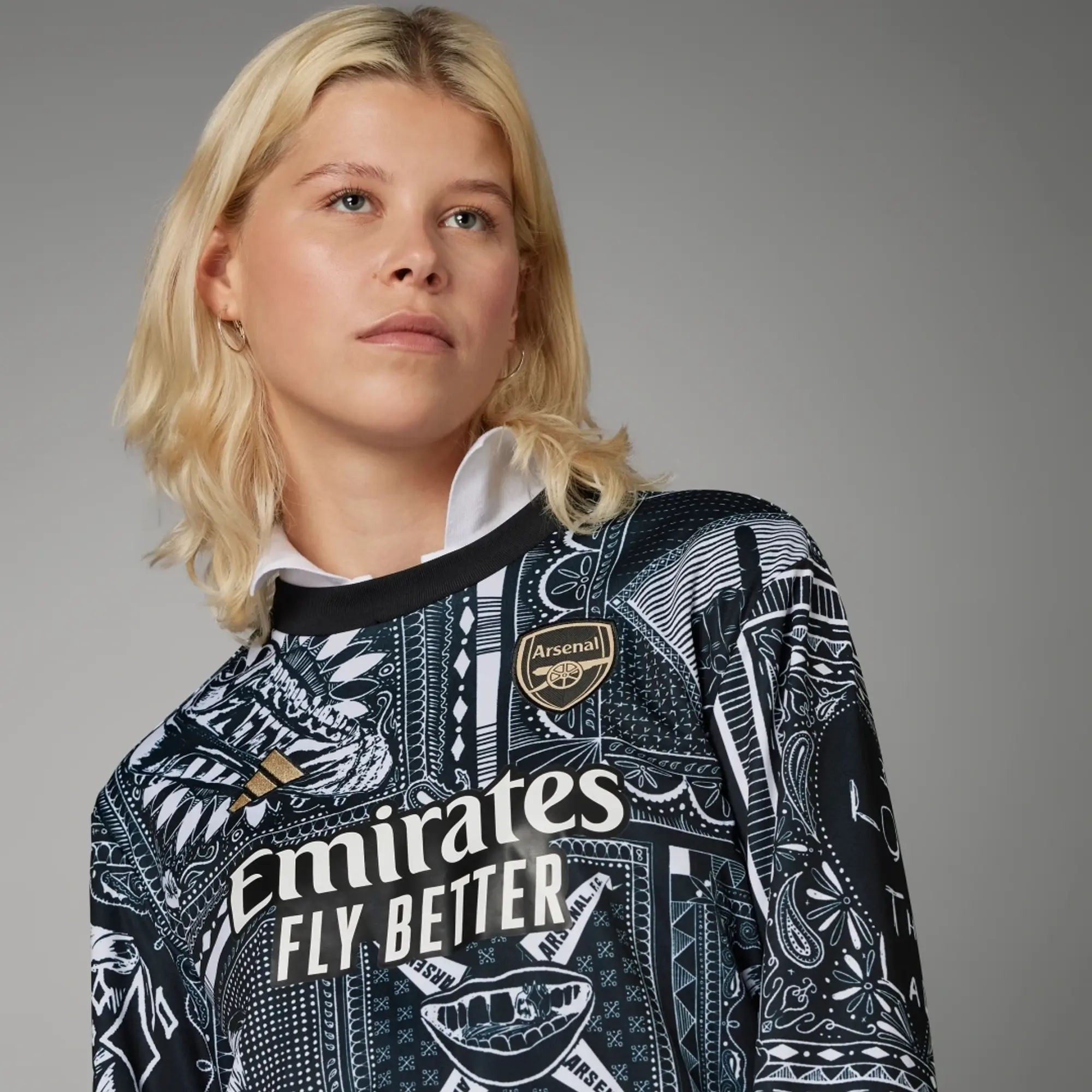 adidas Arsenal Ian Wright Pre-Match Warm Top