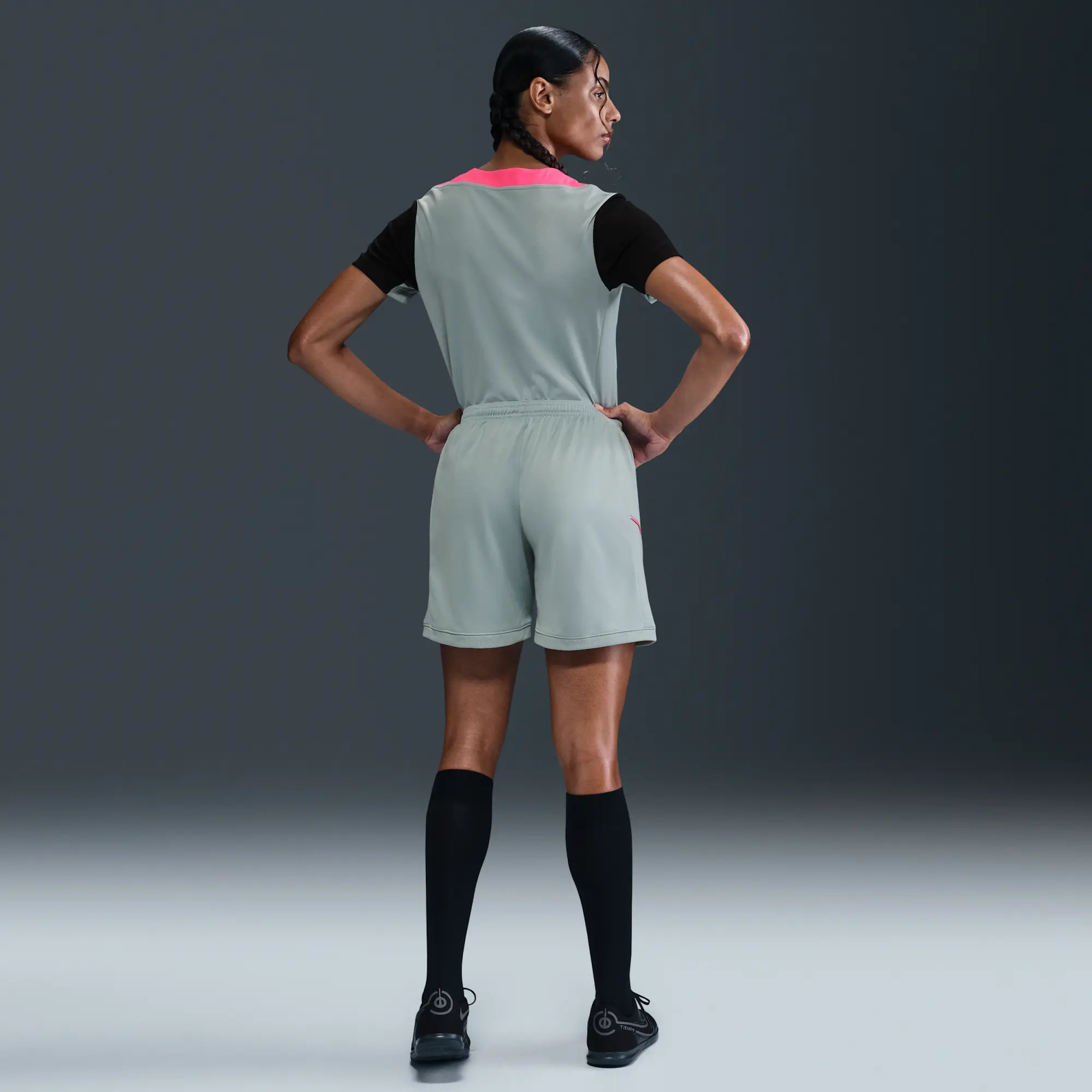 Nike Academy Women's Dri-FIT Football Shorts - Grey - Polyester
