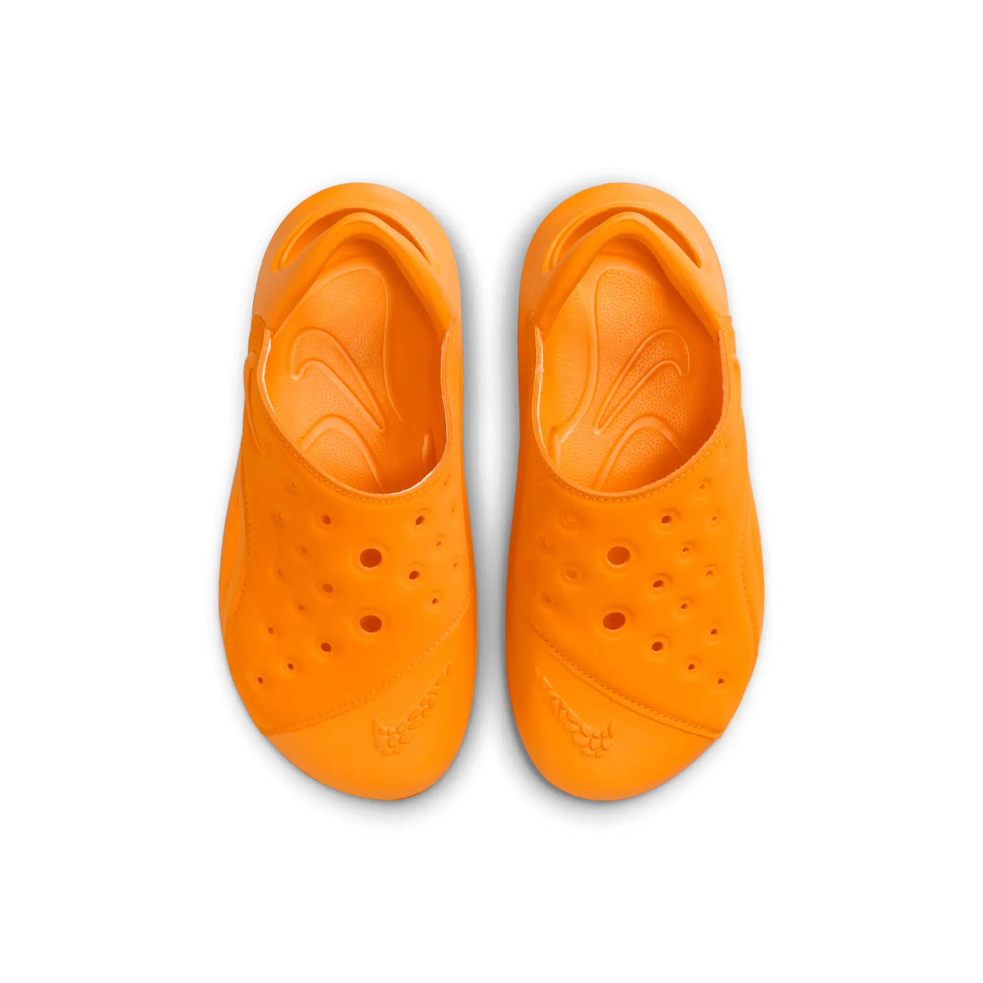 Nike Aqua Swoosh Younger Kids' Sandals - Orange