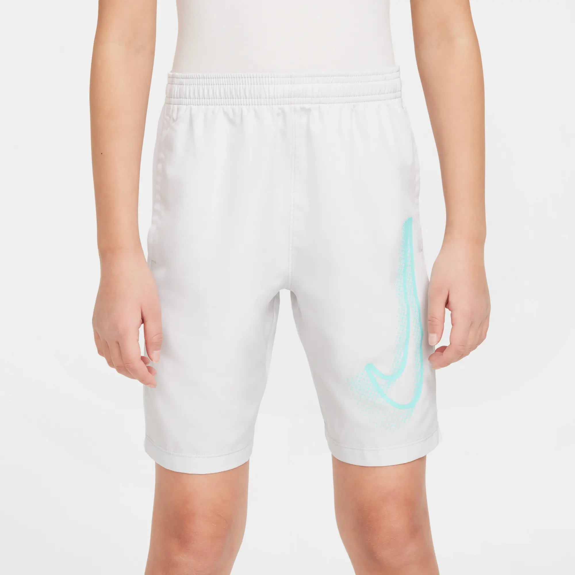 Nike Academy Older Kids' Football Shorts - Grey - Polyester