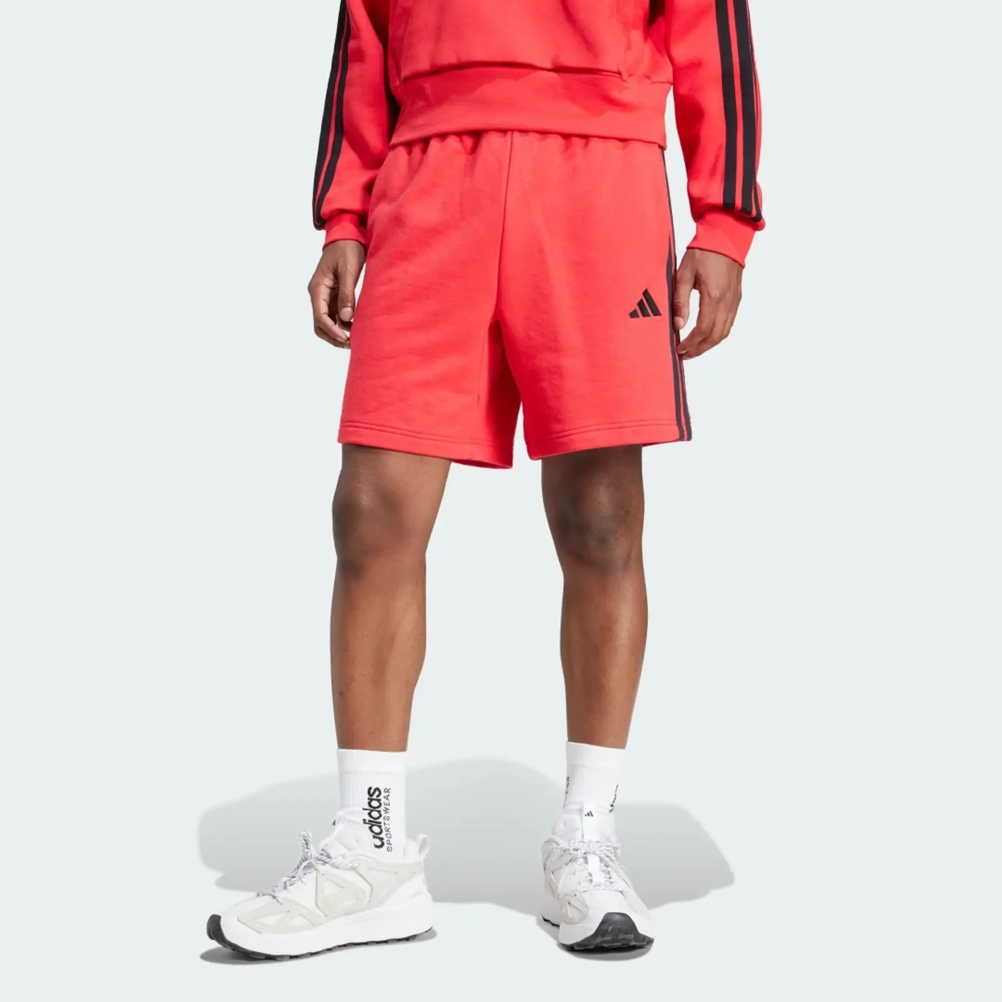 adidas Essential 3-Stripes French Terry Shorts