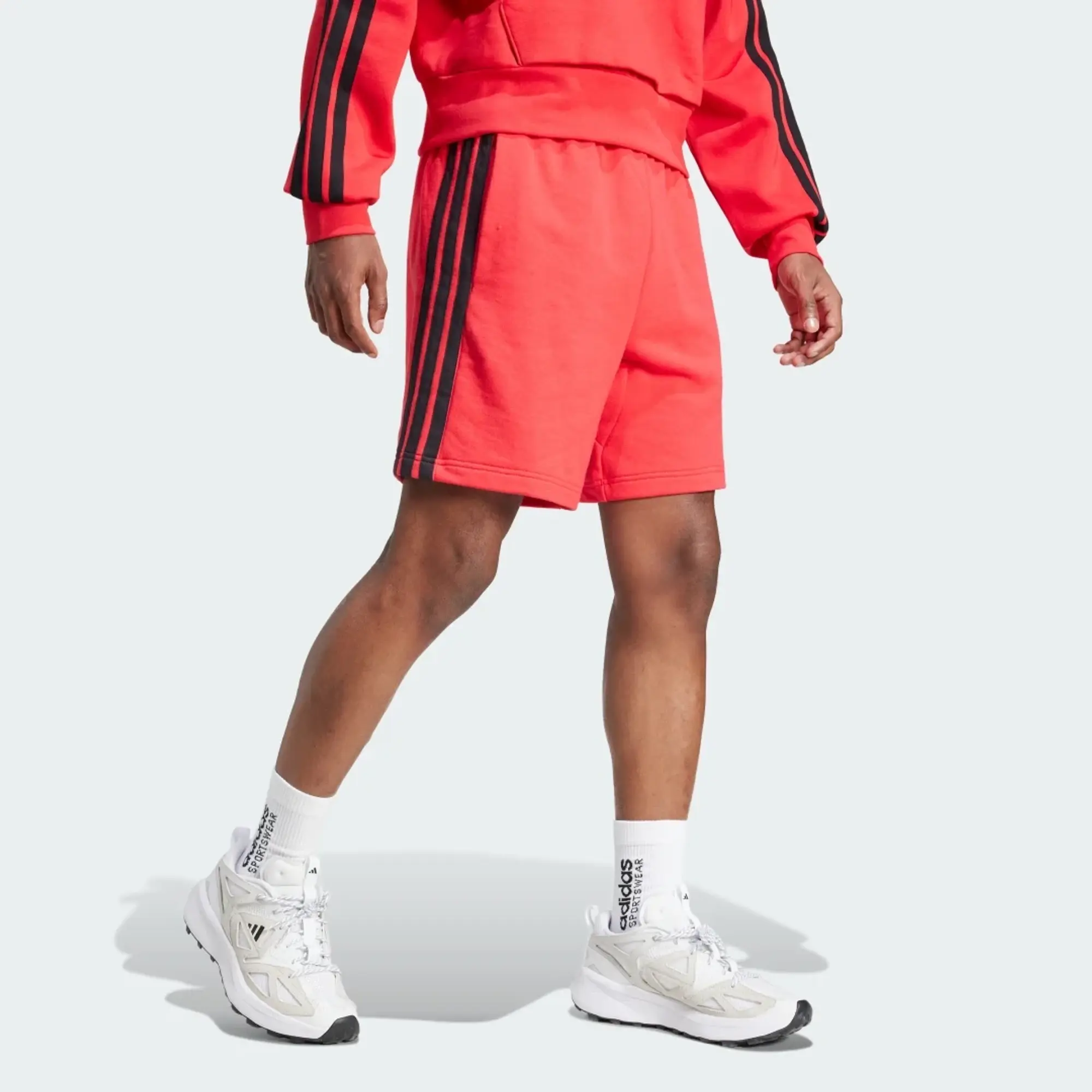adidas Essential 3-Stripes French Terry Shorts