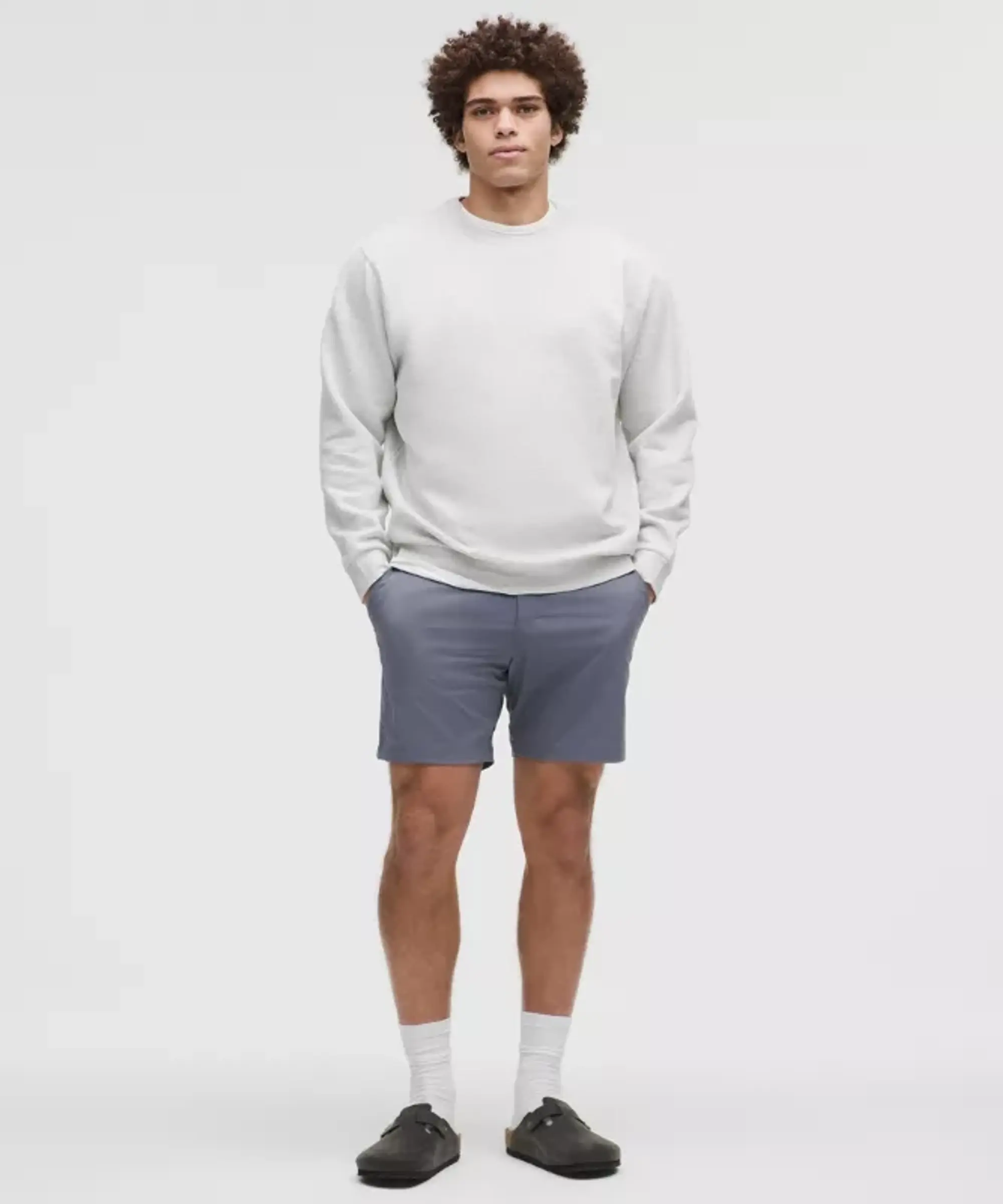 lululemon – Men's ABC Classic-Fit Shorts – 7" – Color Grey – Size 28