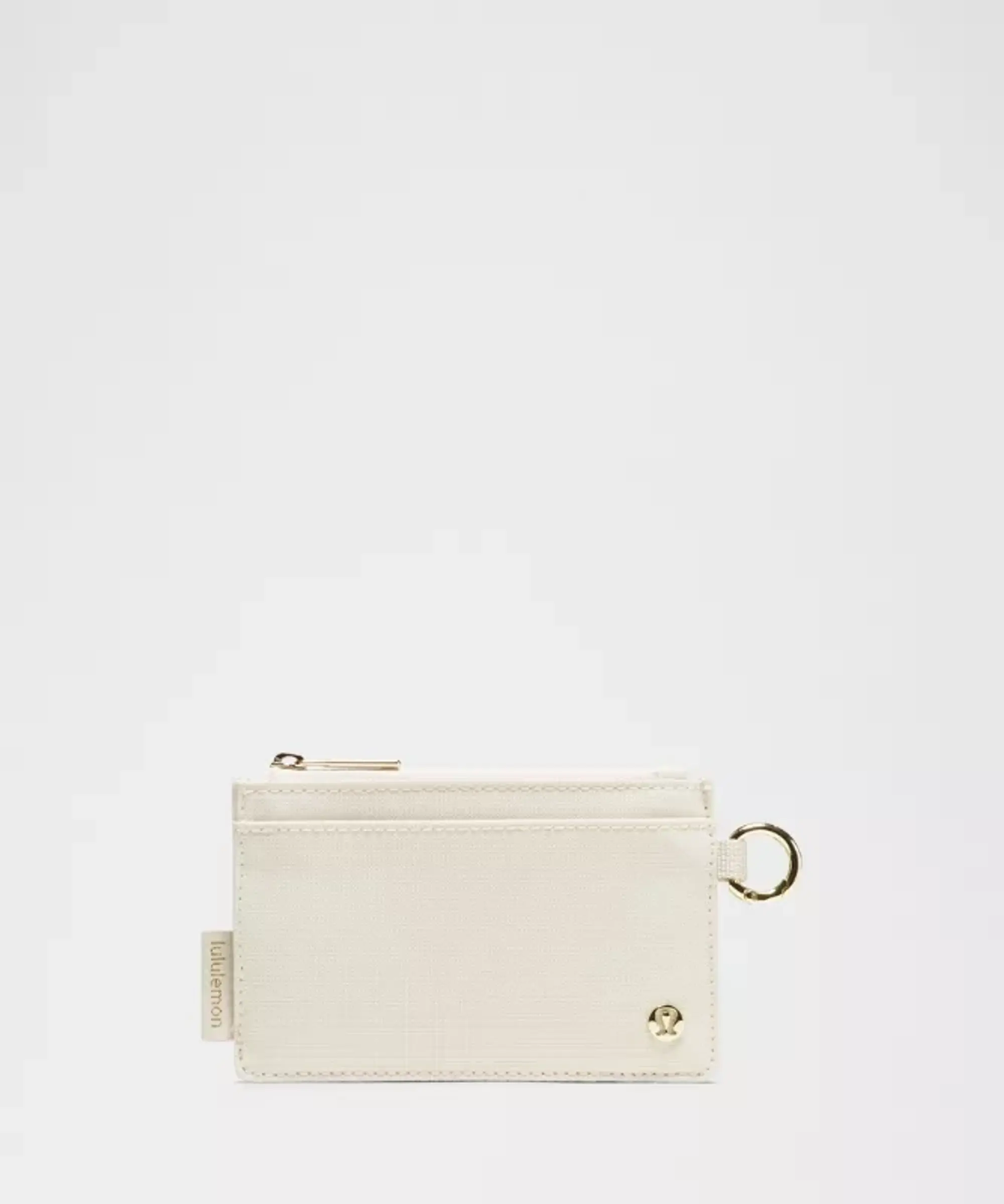 lululemon – Clippable Card Case Wallet – Color White