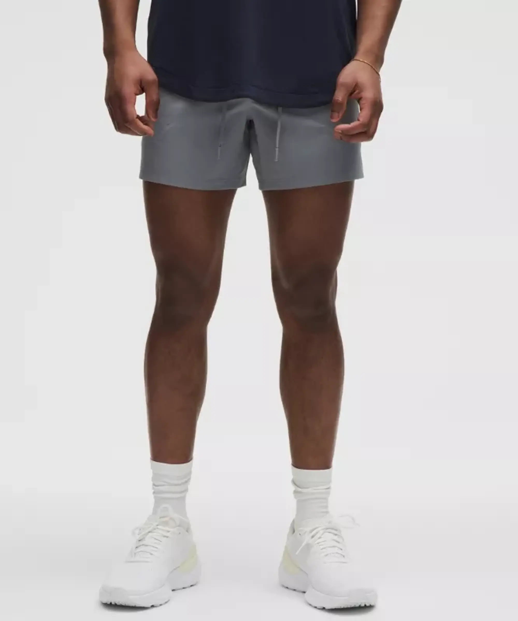 lululemon – Men's License to Train Linerless Shorts – 5" – Color Grey – Size L