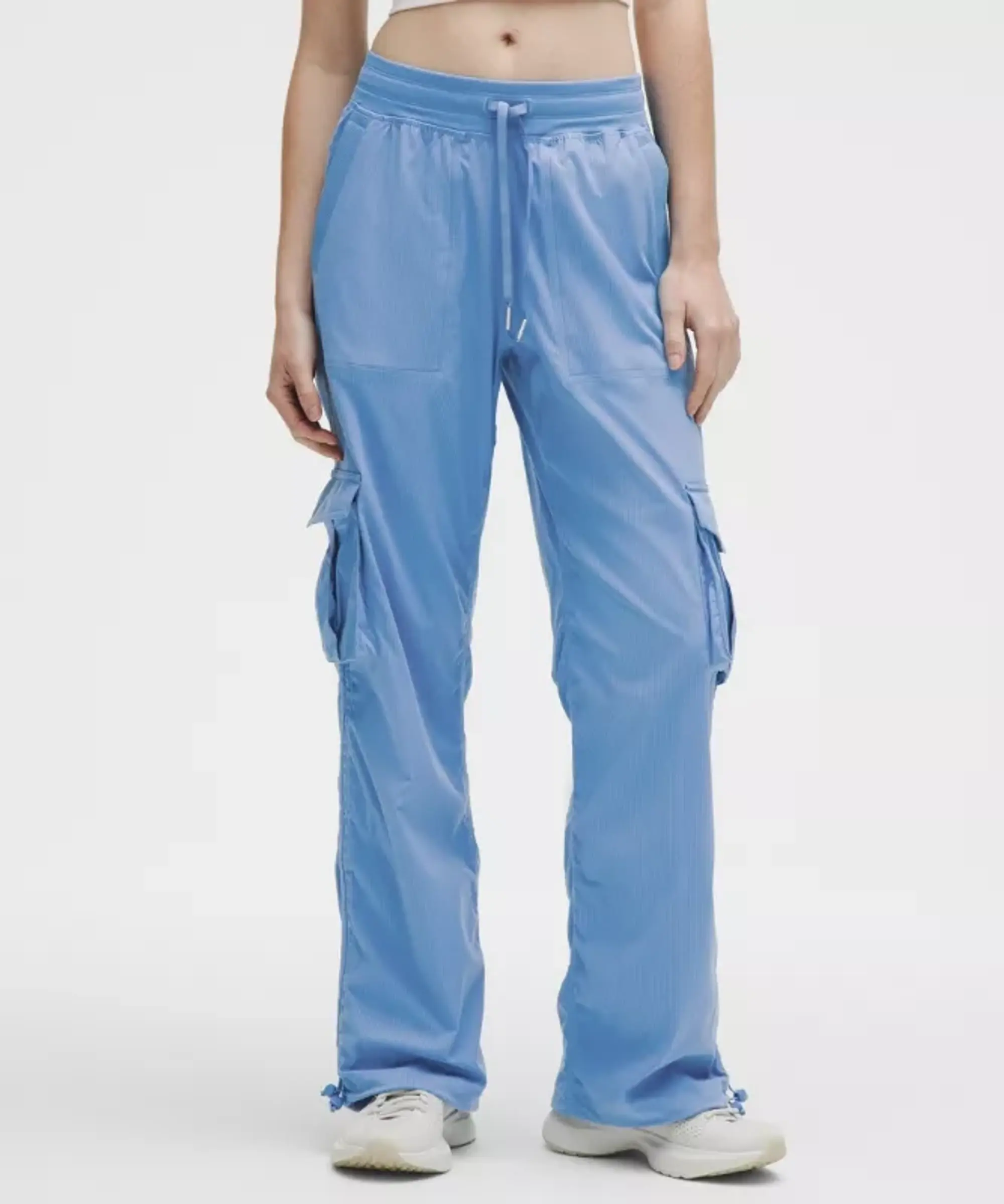 lululemon – Women's Dance Studio Relaxed-Fit Mid-Rise Cargo Pants – Color Blue – Size L