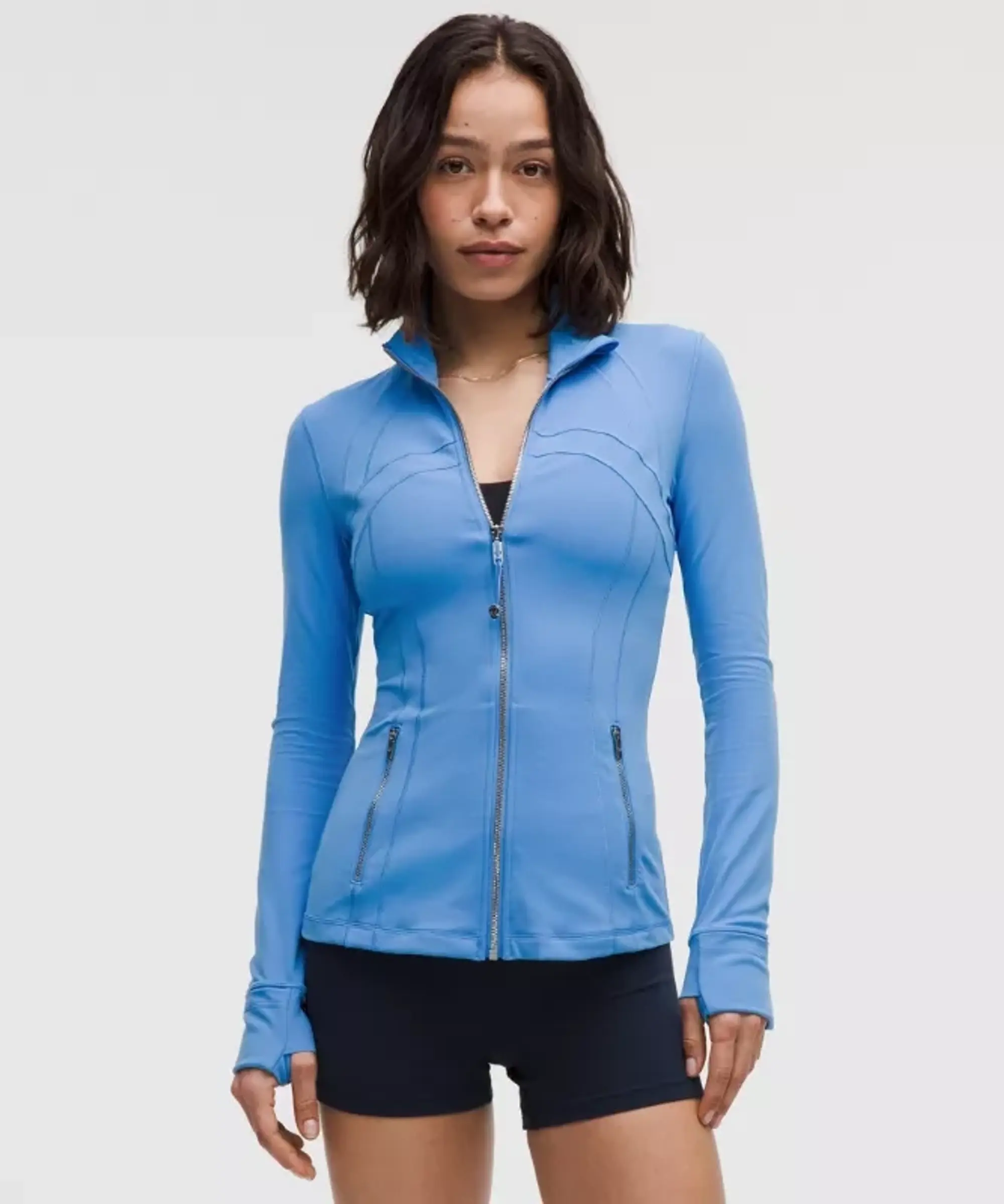 lululemon – Women's Define Jacket Nulu – Color Silver/Blue – Size 0