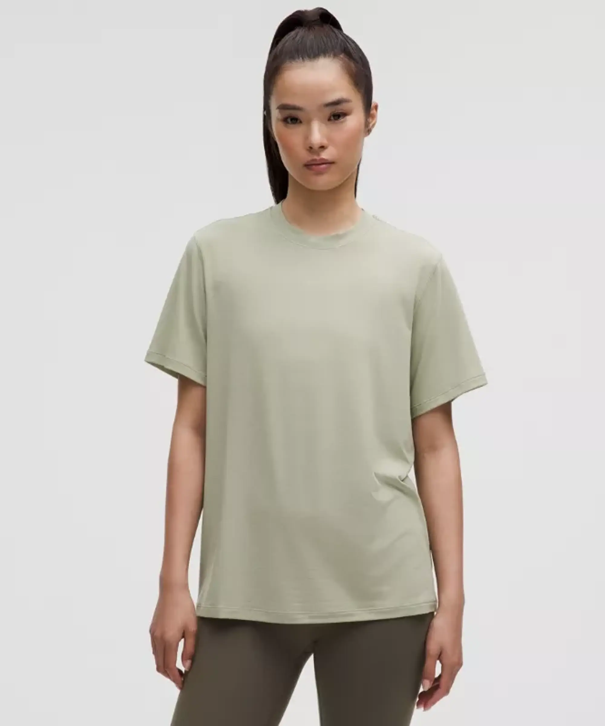 lululemon – Women's Jersey Training Short-Sleeve Shirt – Color Green/Pastel – Size 0