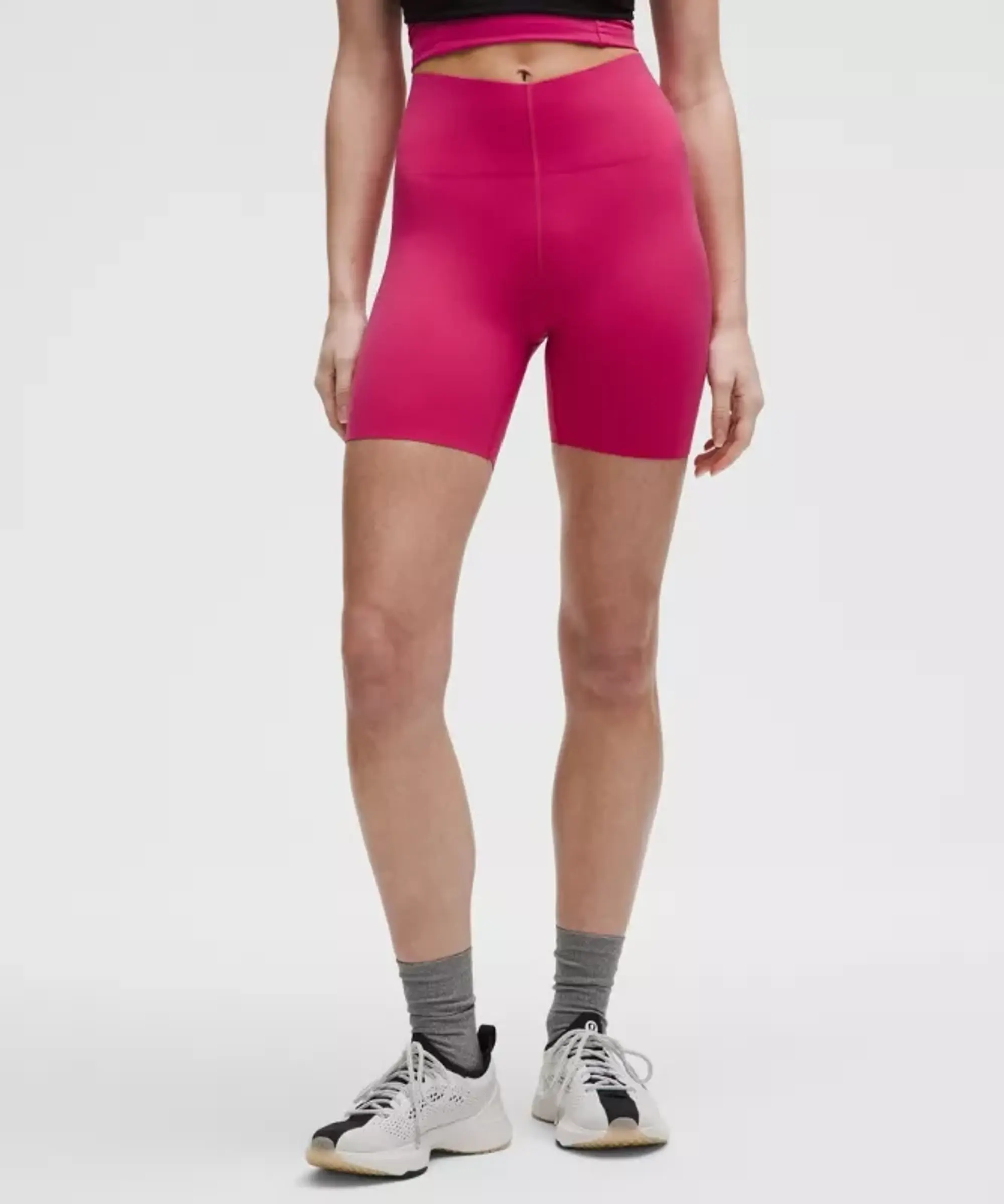 lululemon – Women's Glow Up Super-High-Rise Shorts – 6" – Color Pink – Size 0