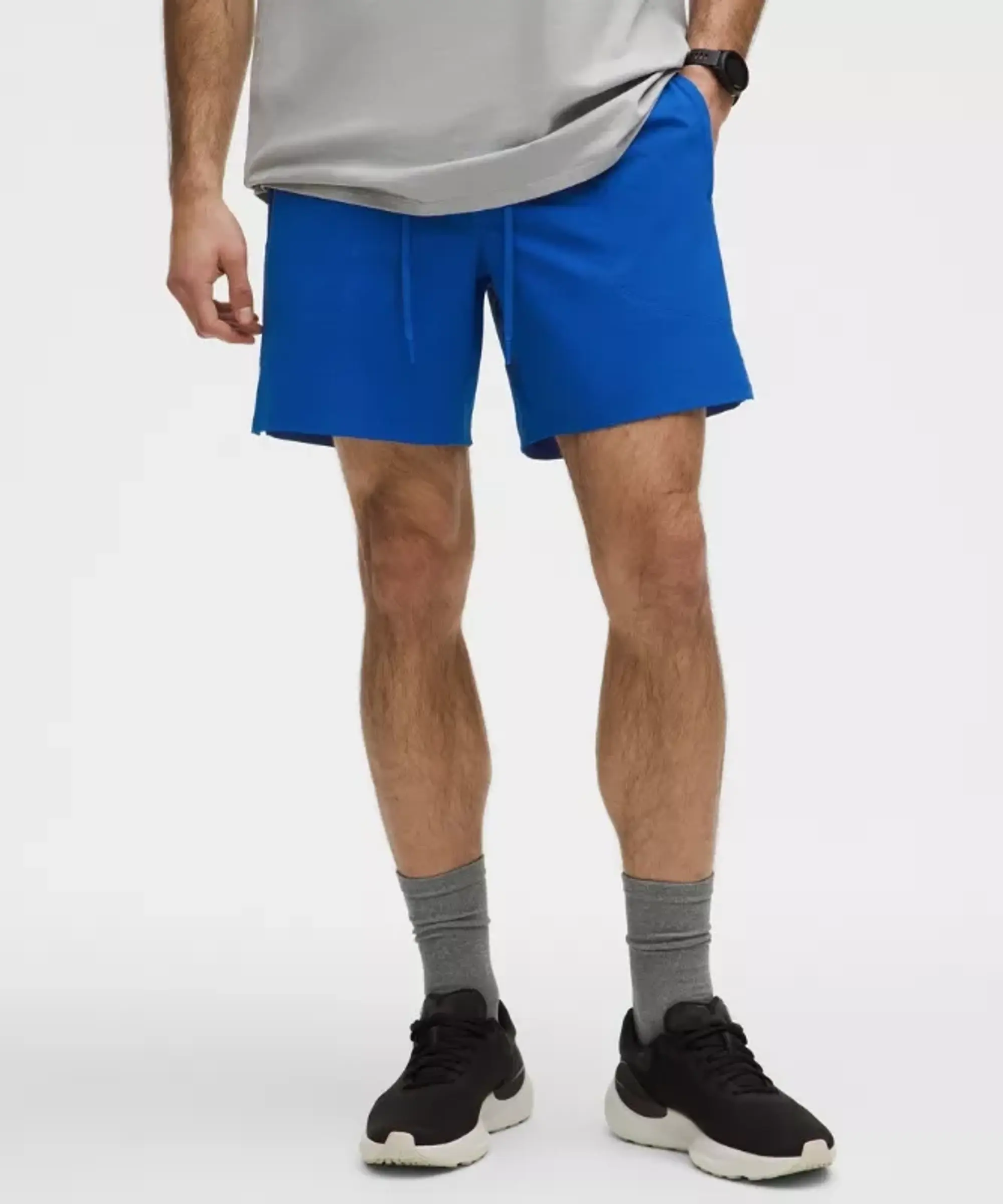 lululemon – Men's License to Train Linerless Shorts – 7" – Color Blue – Size L
