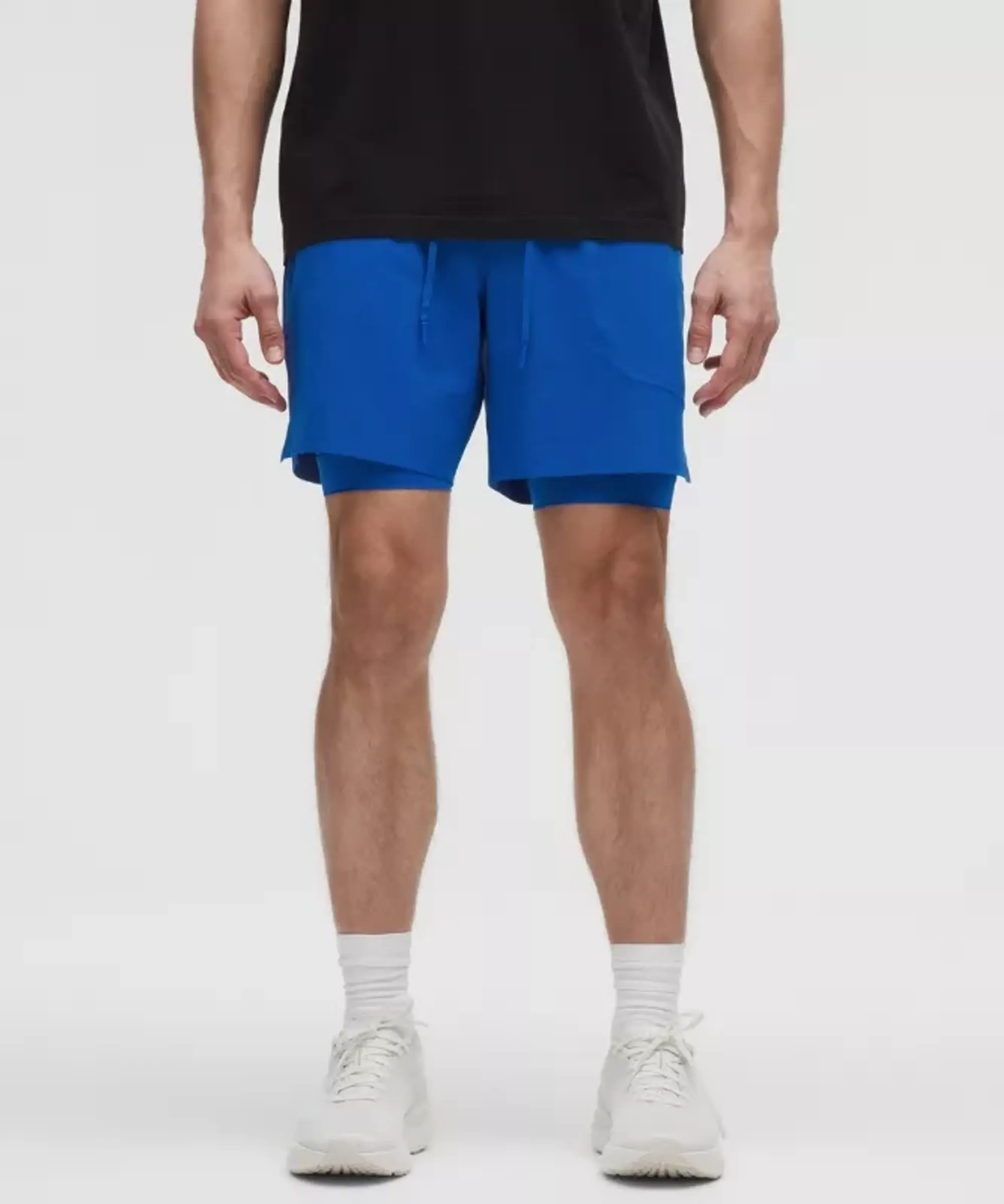 lululemon – Men's License to Train Lined Shorts – 7" – Color Blue – Size L