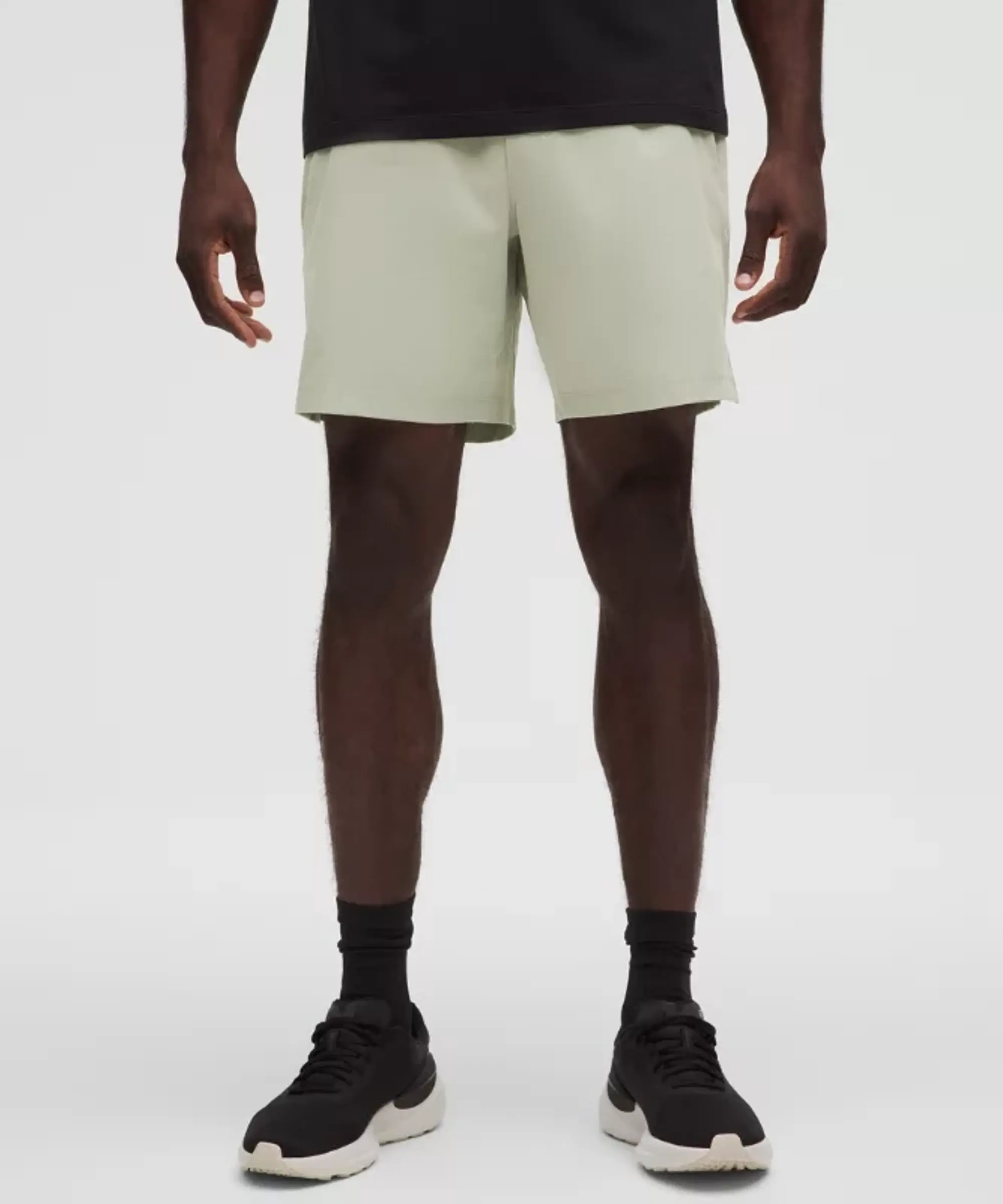 lululemon – Men's Zeroed In Linerless Shorts – 7" – Color Green/Pastel – Size L
