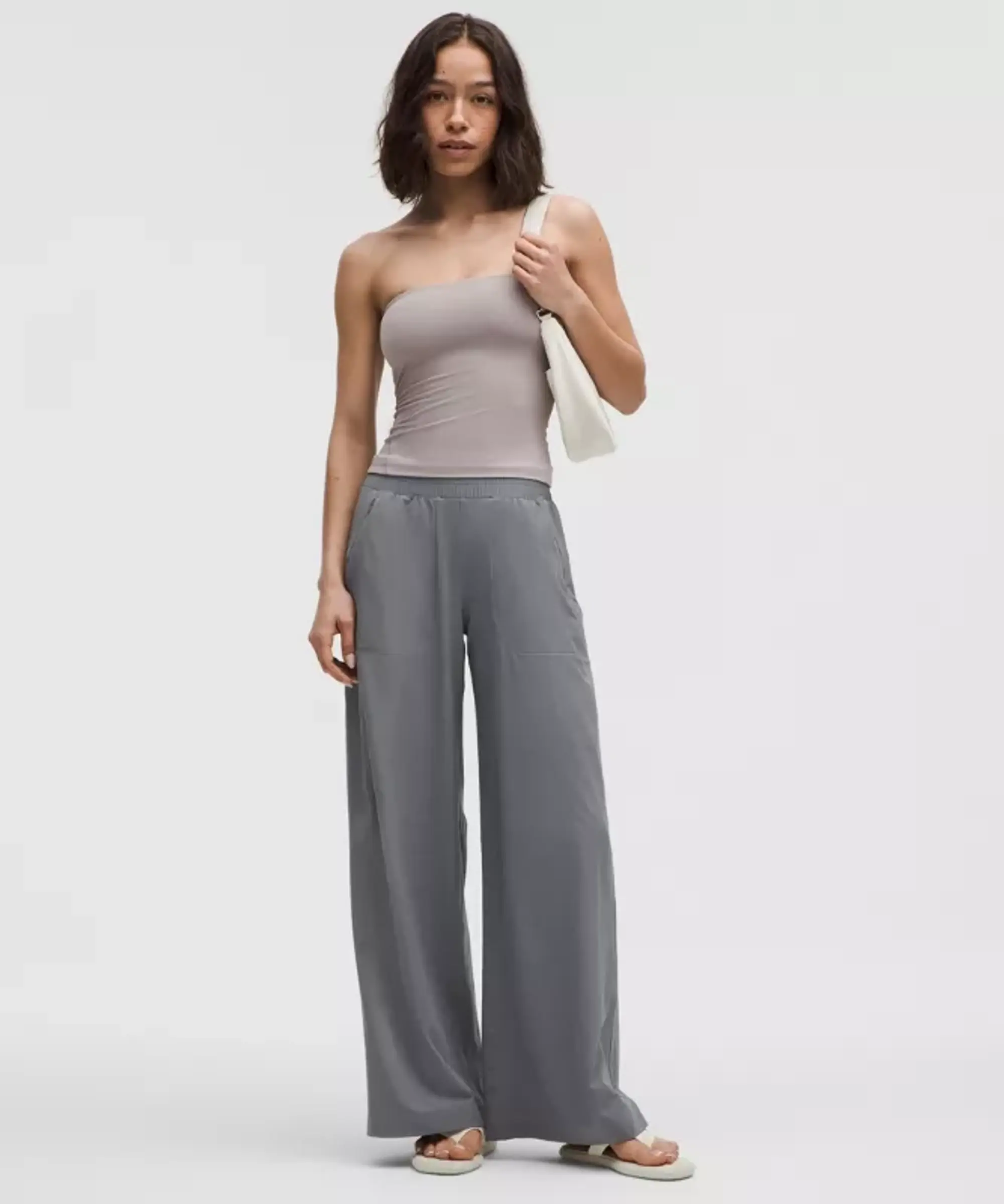 lululemon – Women's Swift Mid-Rise Wide-Leg Pants – Color Grey – Size 0