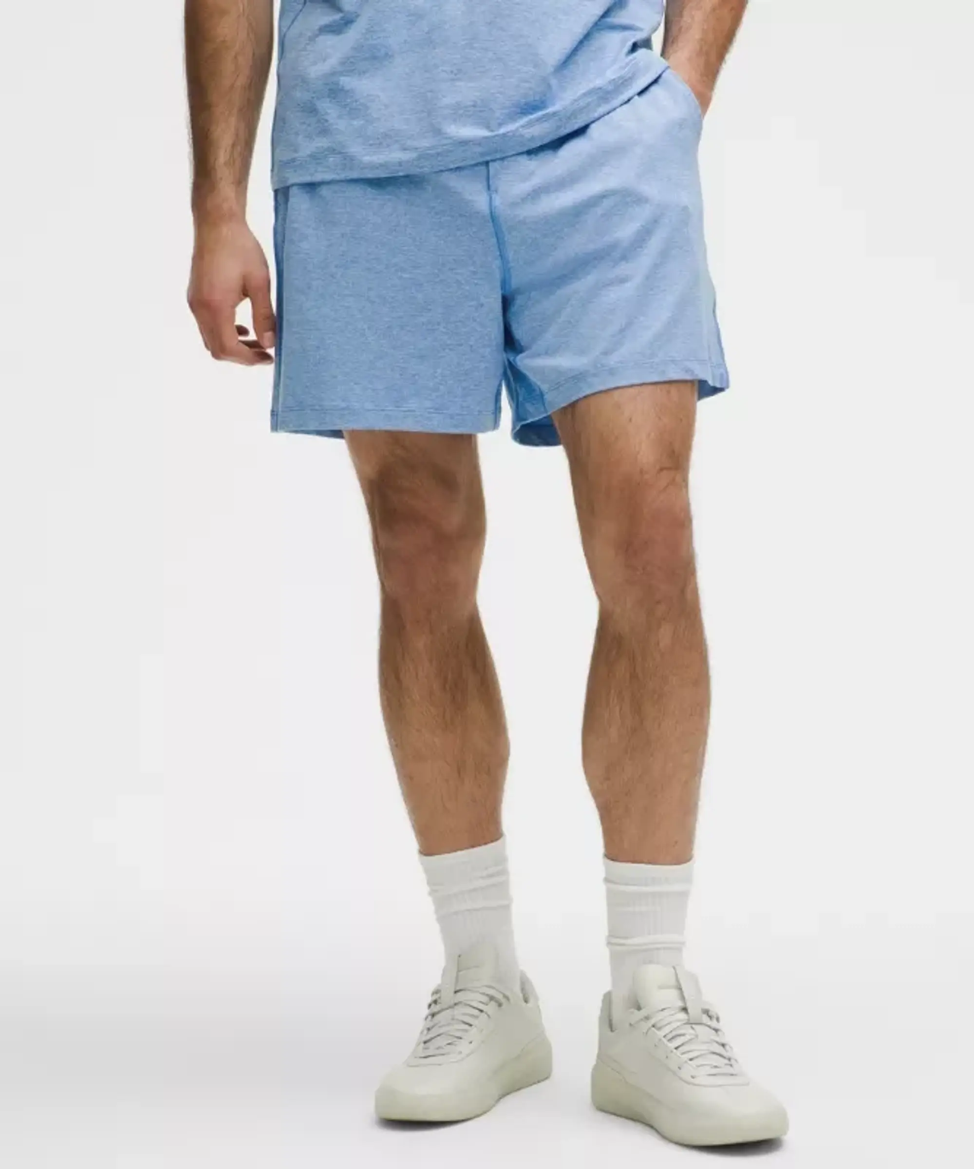 lululemon – Men's Soft Jersey Shorts – 5" – Color Blue – Size L