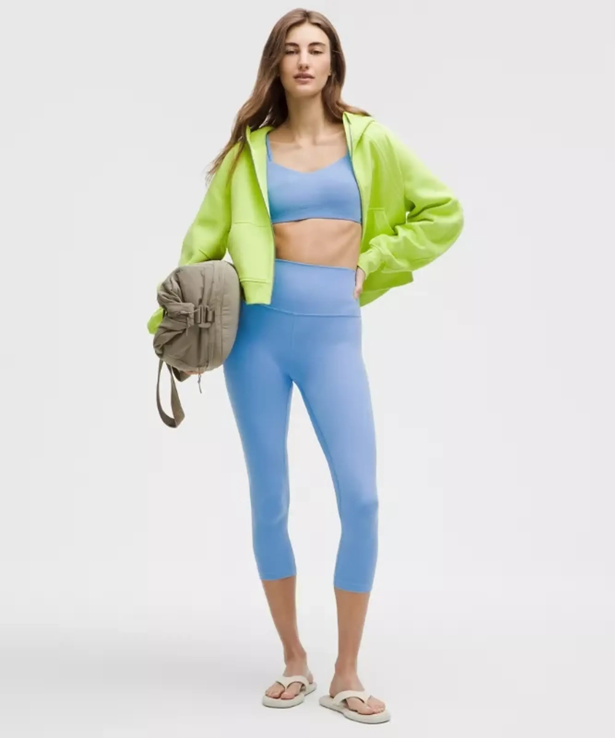 lululemon – Women's Align High-Rise Crop Leggings – 21" – Color Blue – Size 0