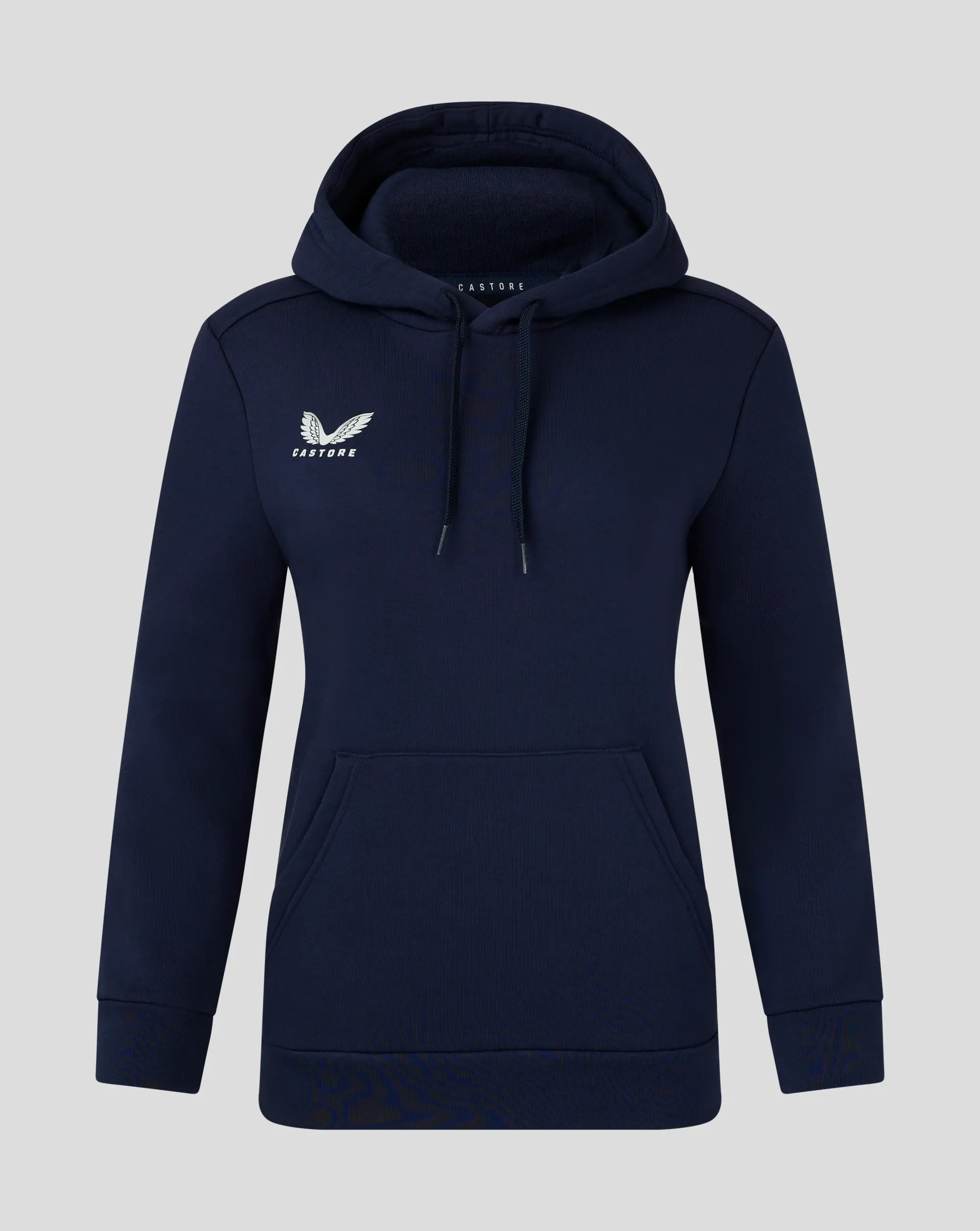 Castore Womens Cotton Leisure Hoodie - Caviar