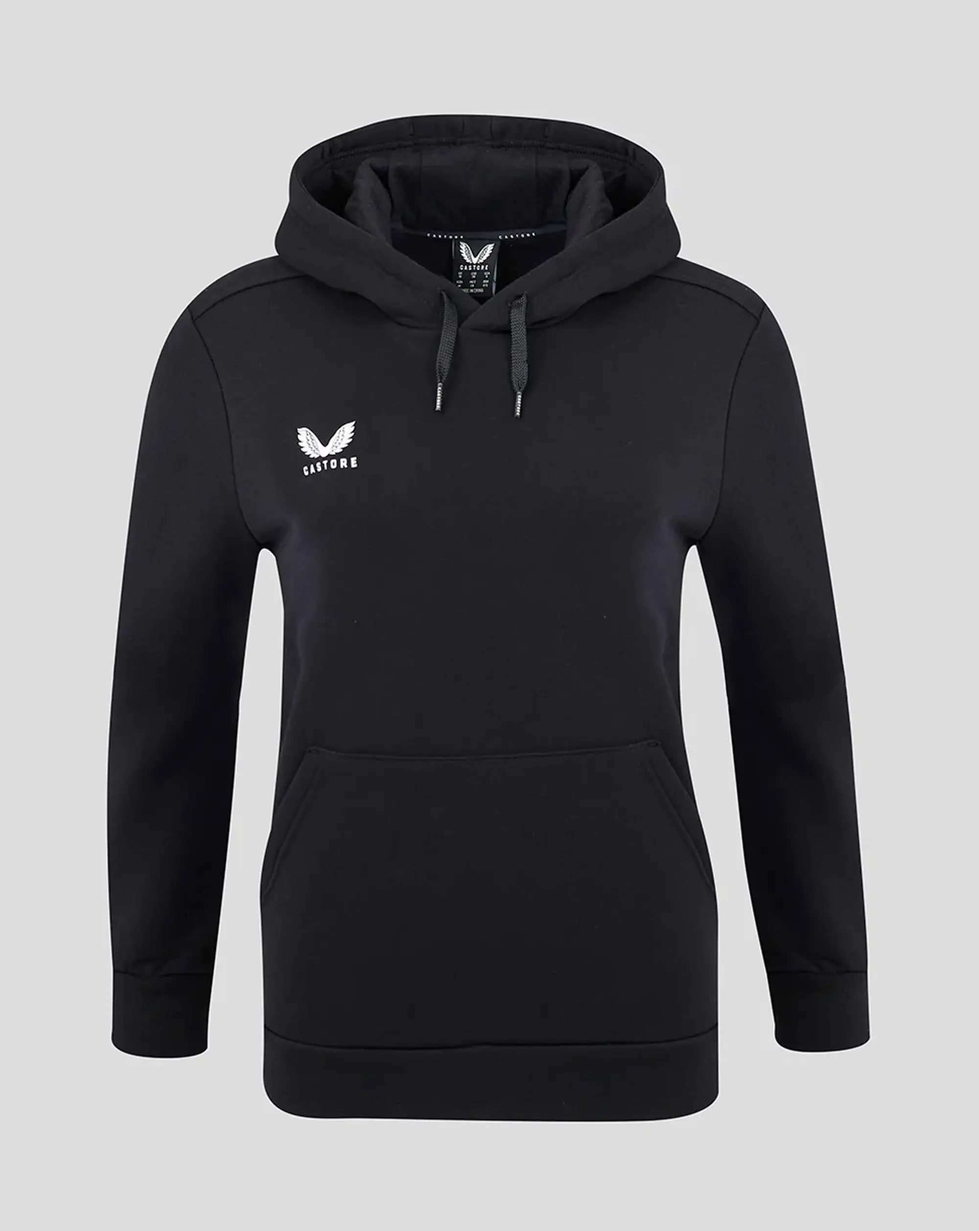 Castore Womens Cotton Leisure Hoodie - Caviar