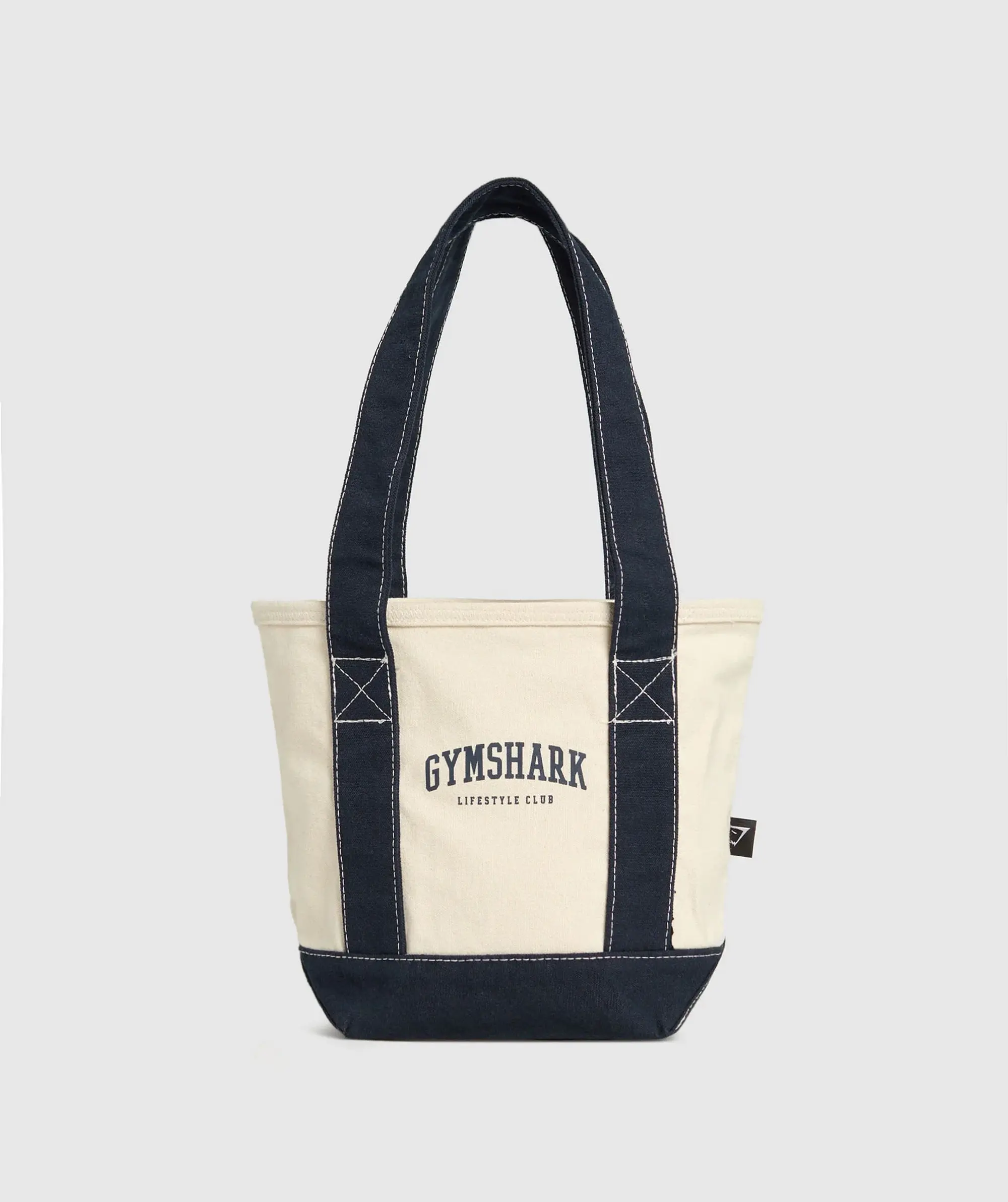  Collegiate Mini Tote - Oat White/Heavy Blue