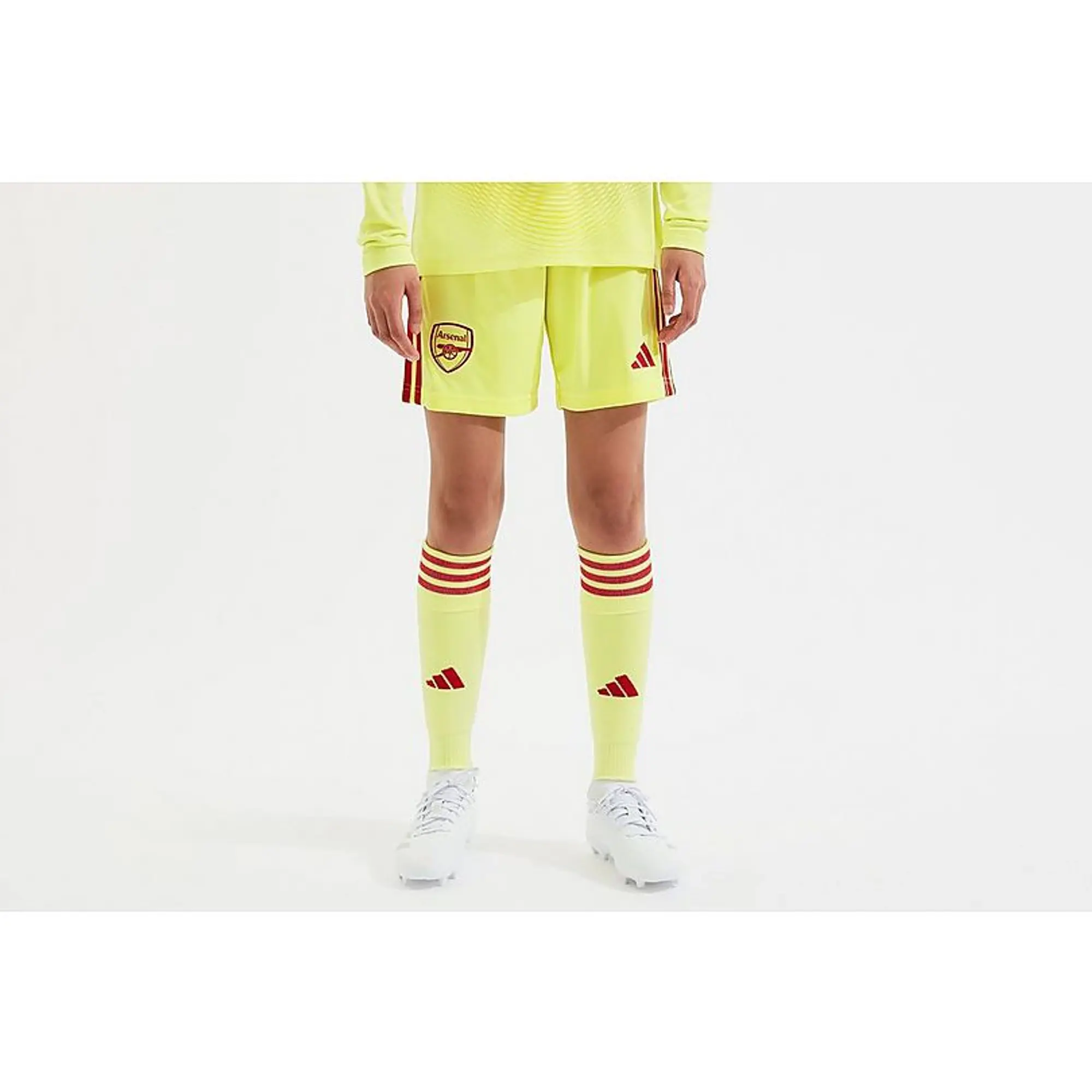 Arsenal adidas Kids 25/26 Home Goalkeeper Shorts, Multicolor