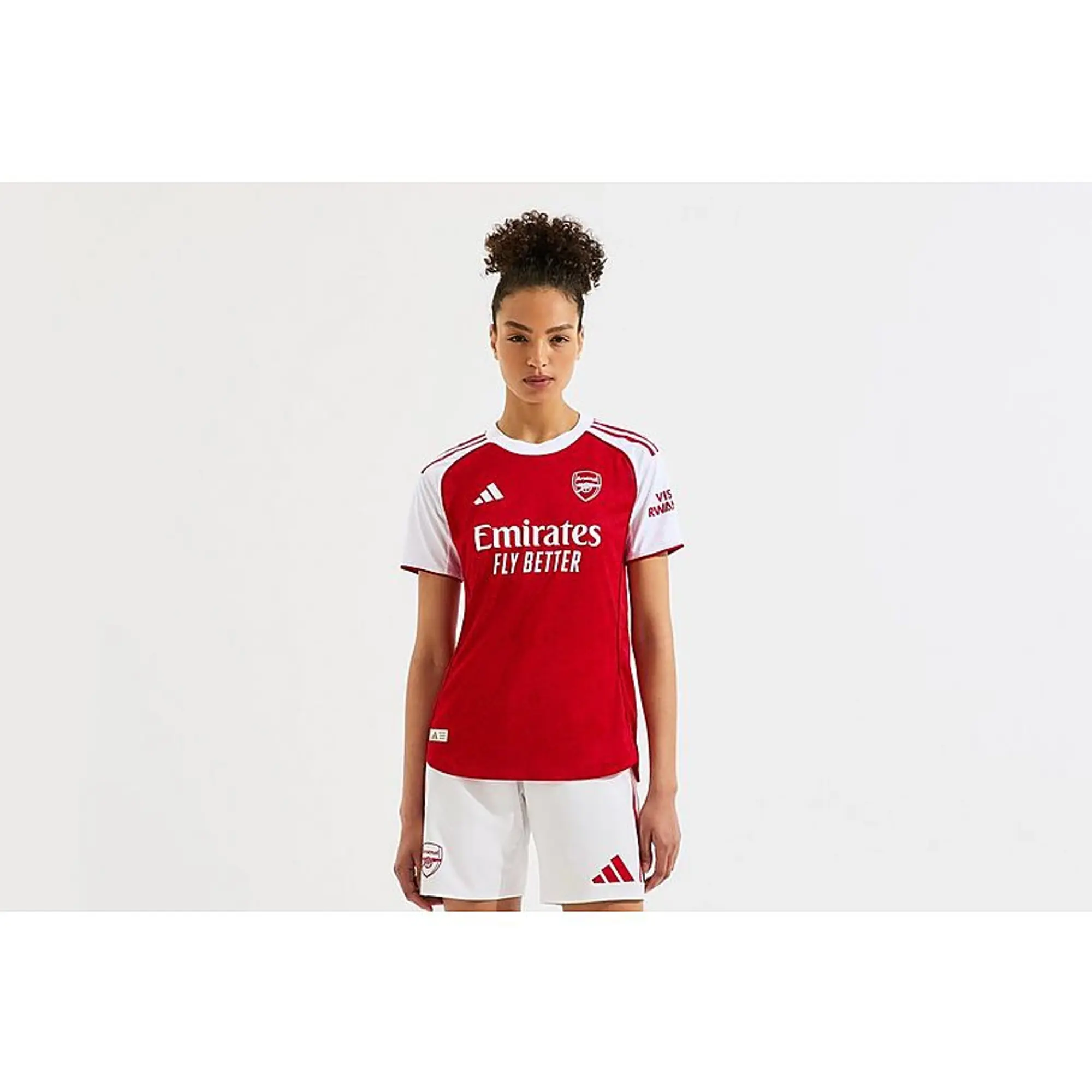 Arsenal adidas Womens 25/26 Authentic Home Shirt, Multicolor