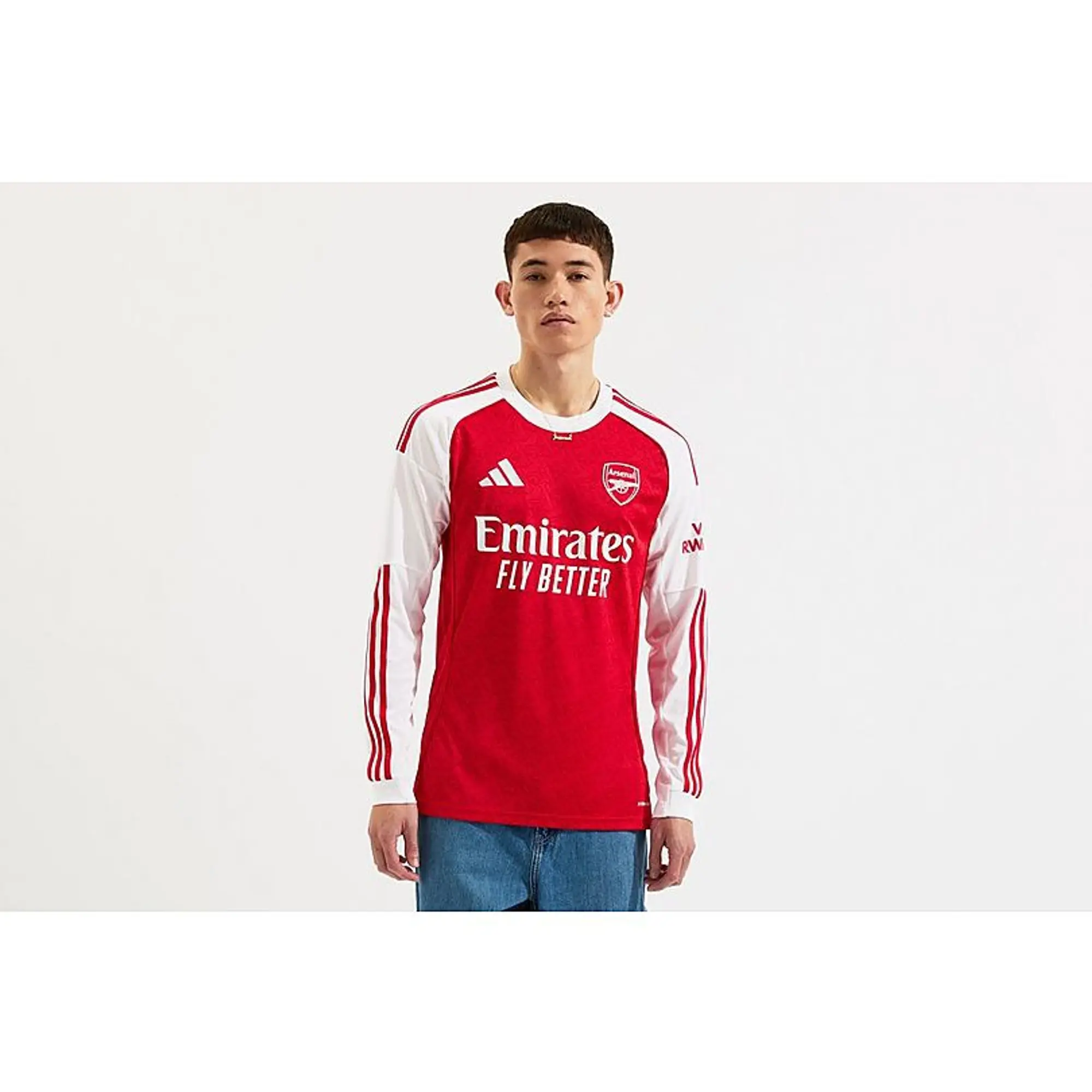 Arsenal adidas 25/26 Long Sleeved Home Shirt, Multicolor