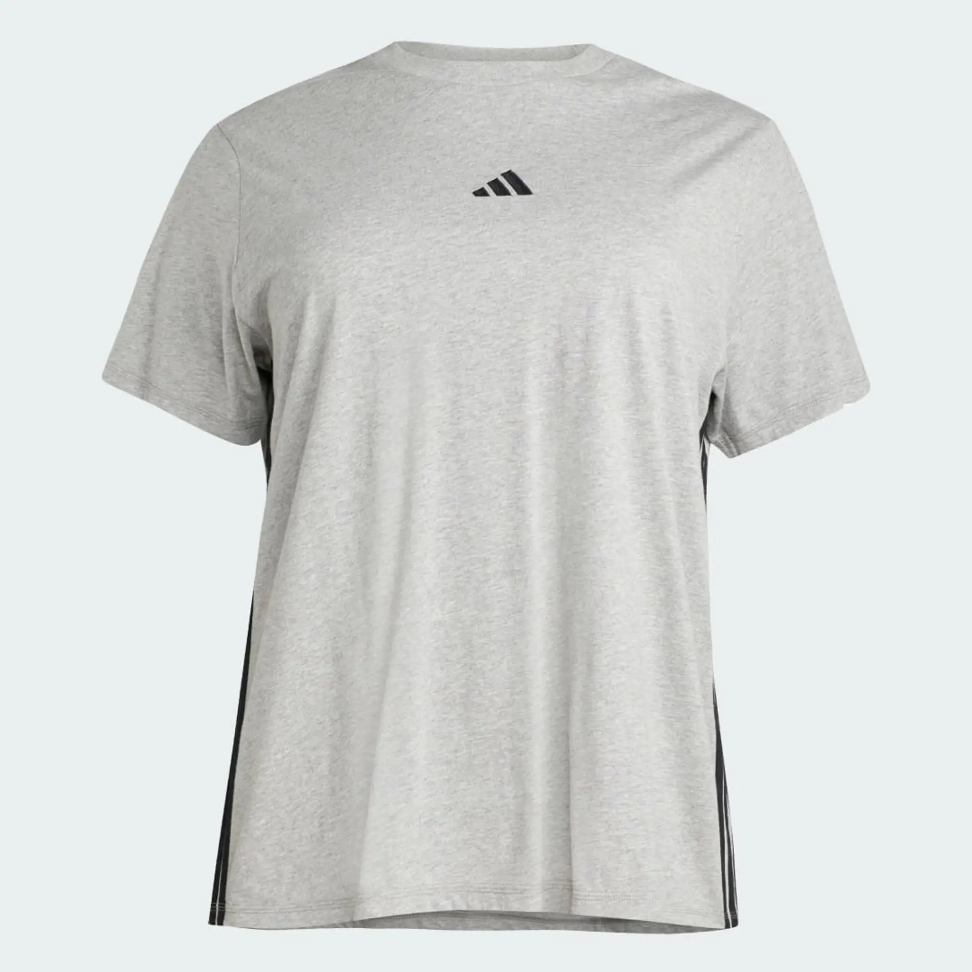 adidas Essentials 3-Stripes Cotton T-Shirt (Plus Size)