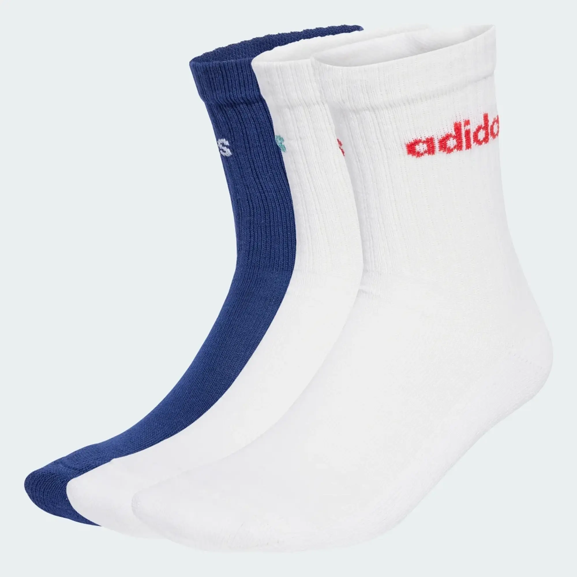 adidas Linear Crew Cushioned Socks 3 Pairs