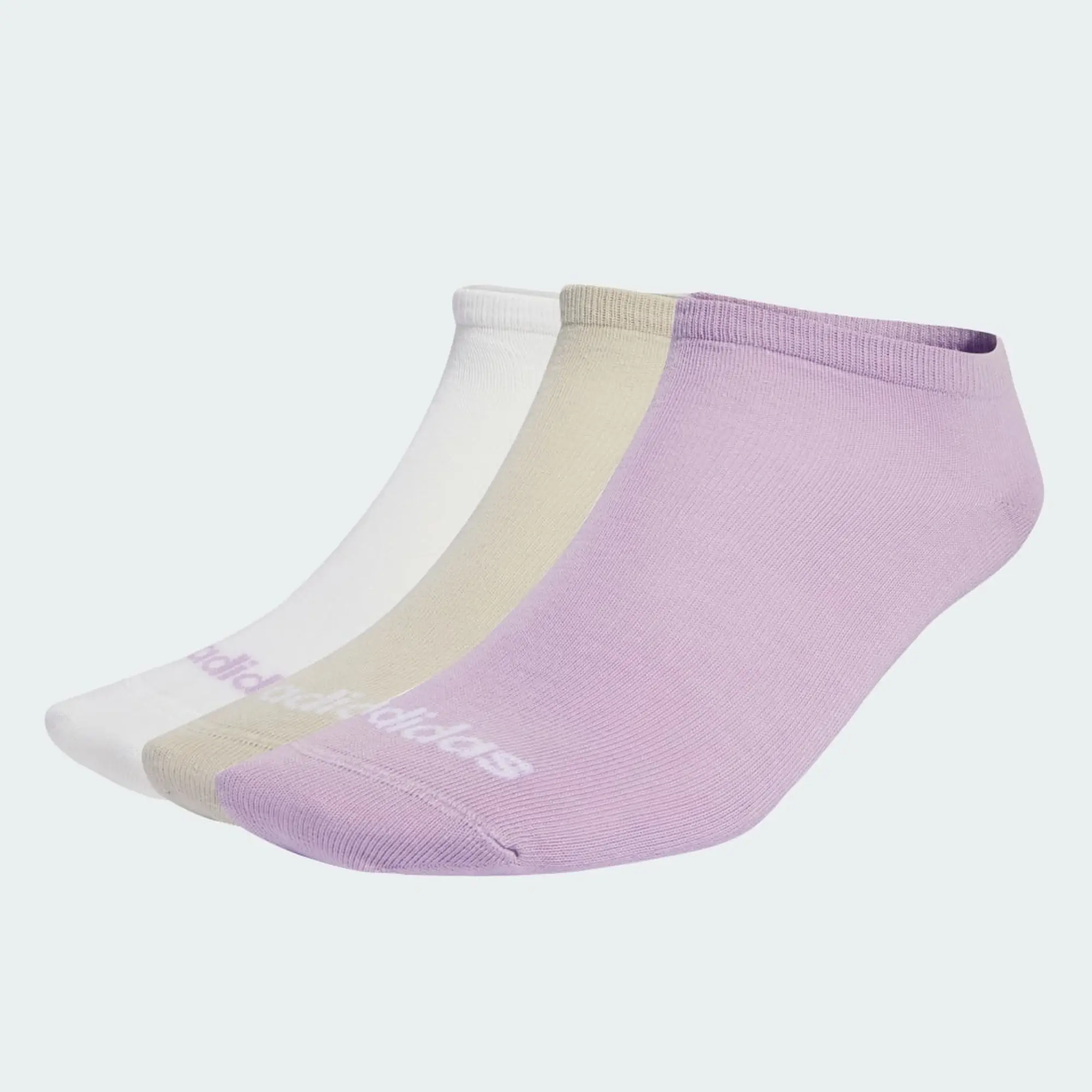 adidas Thin Linear Low-Cut Socks 3 Pairs