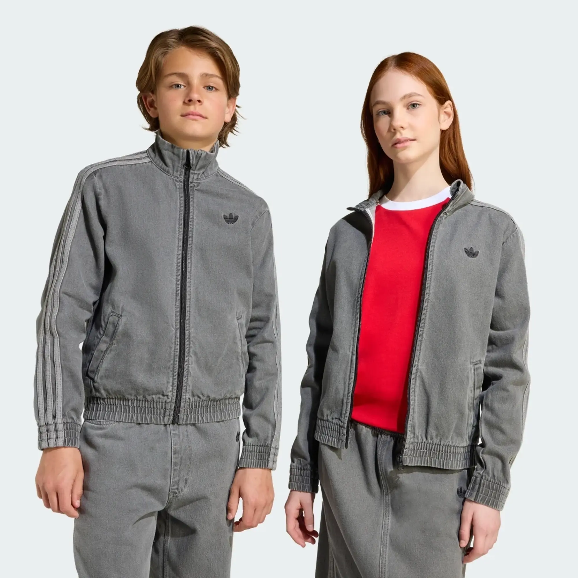 adidas Firebird Track Top Denim Kids