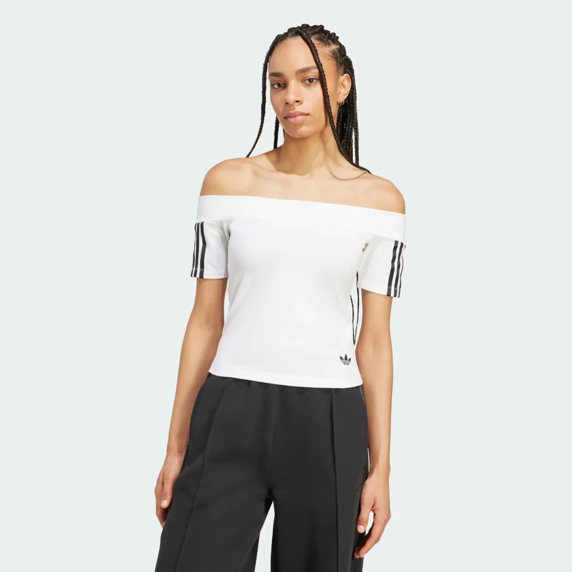 adidas Adicolor Bandeau Short Sleeve T-Shirt