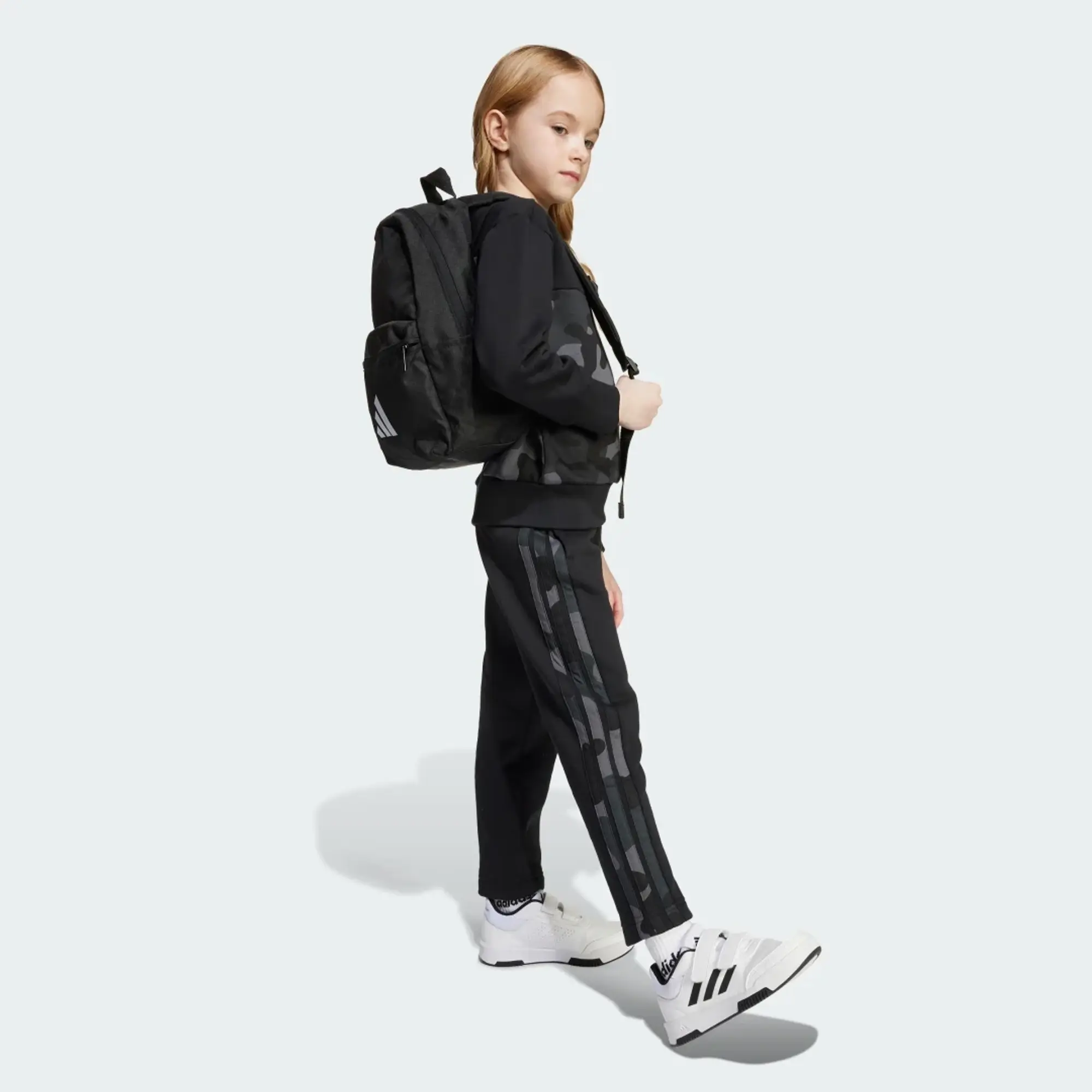 adidas Seasonal Essentials Little Kids Camo Fleece Jogger Set