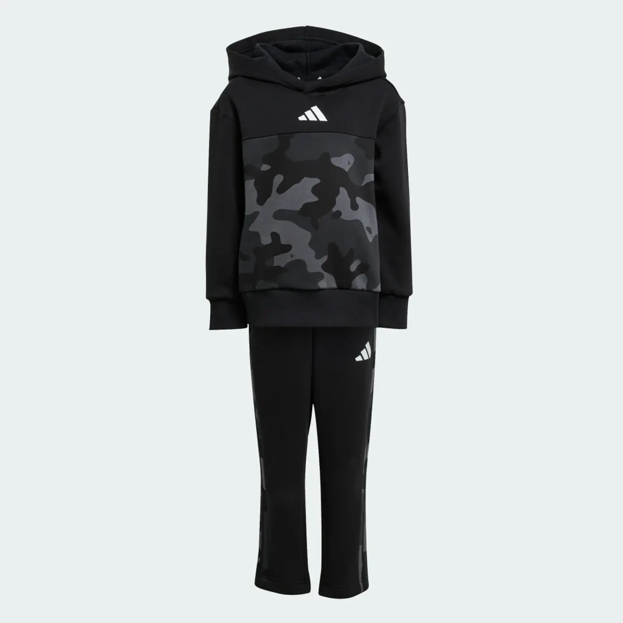 adidas Seasonal Essentials Little Kids Camo Fleece Jogger Set