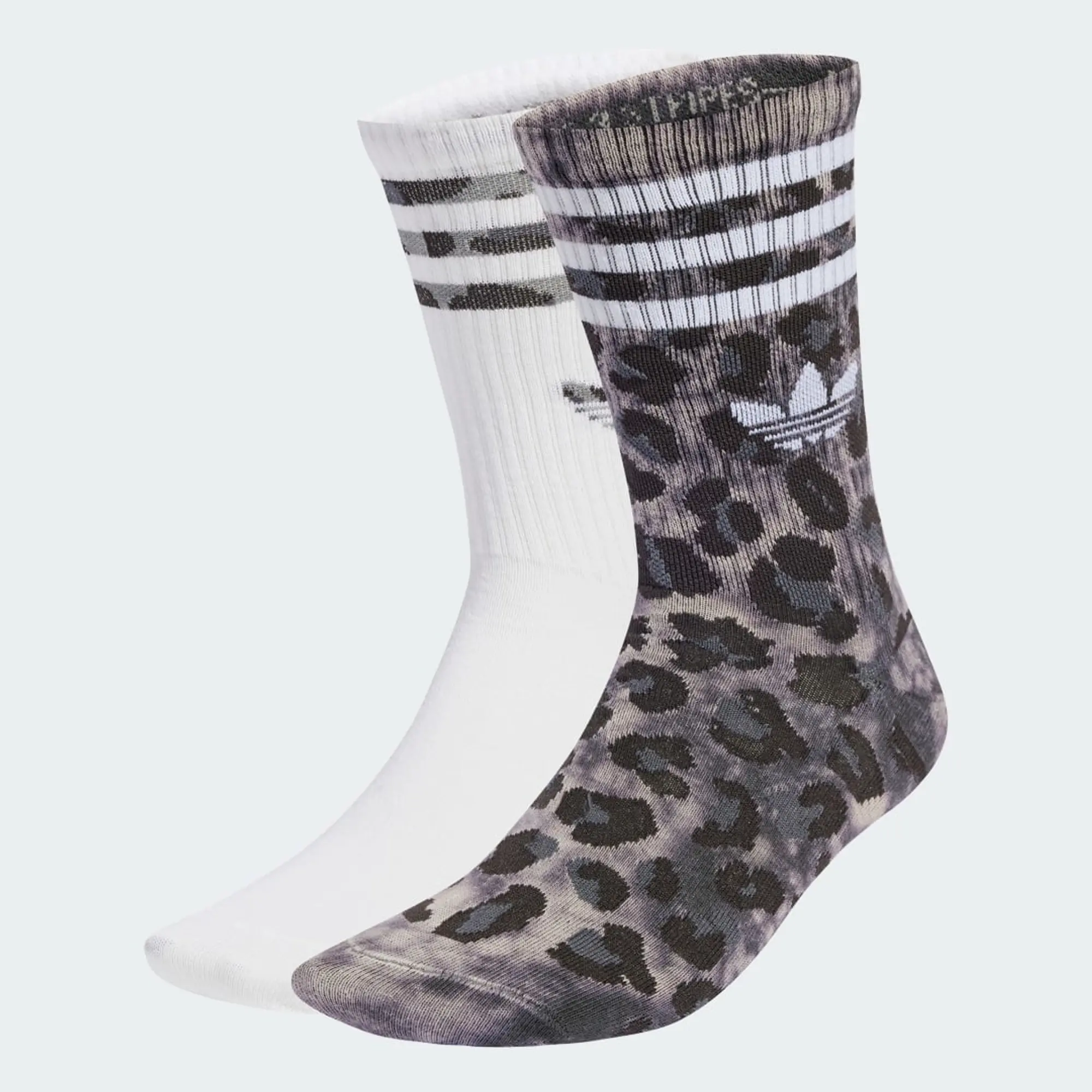 adidas Leopard Crew Socks 2 Pairs