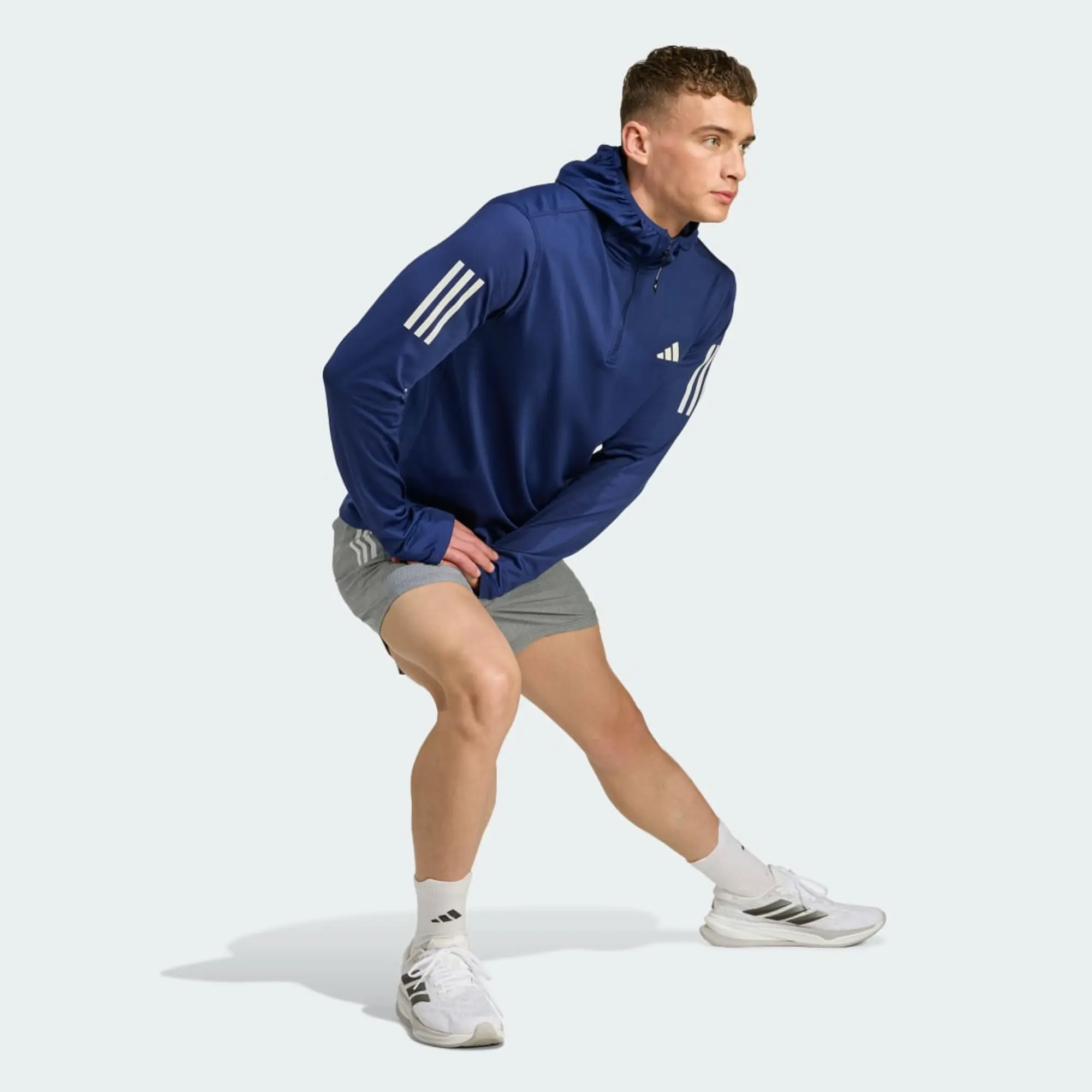 adidas Own The Run Winterized Hooded Half-Zip