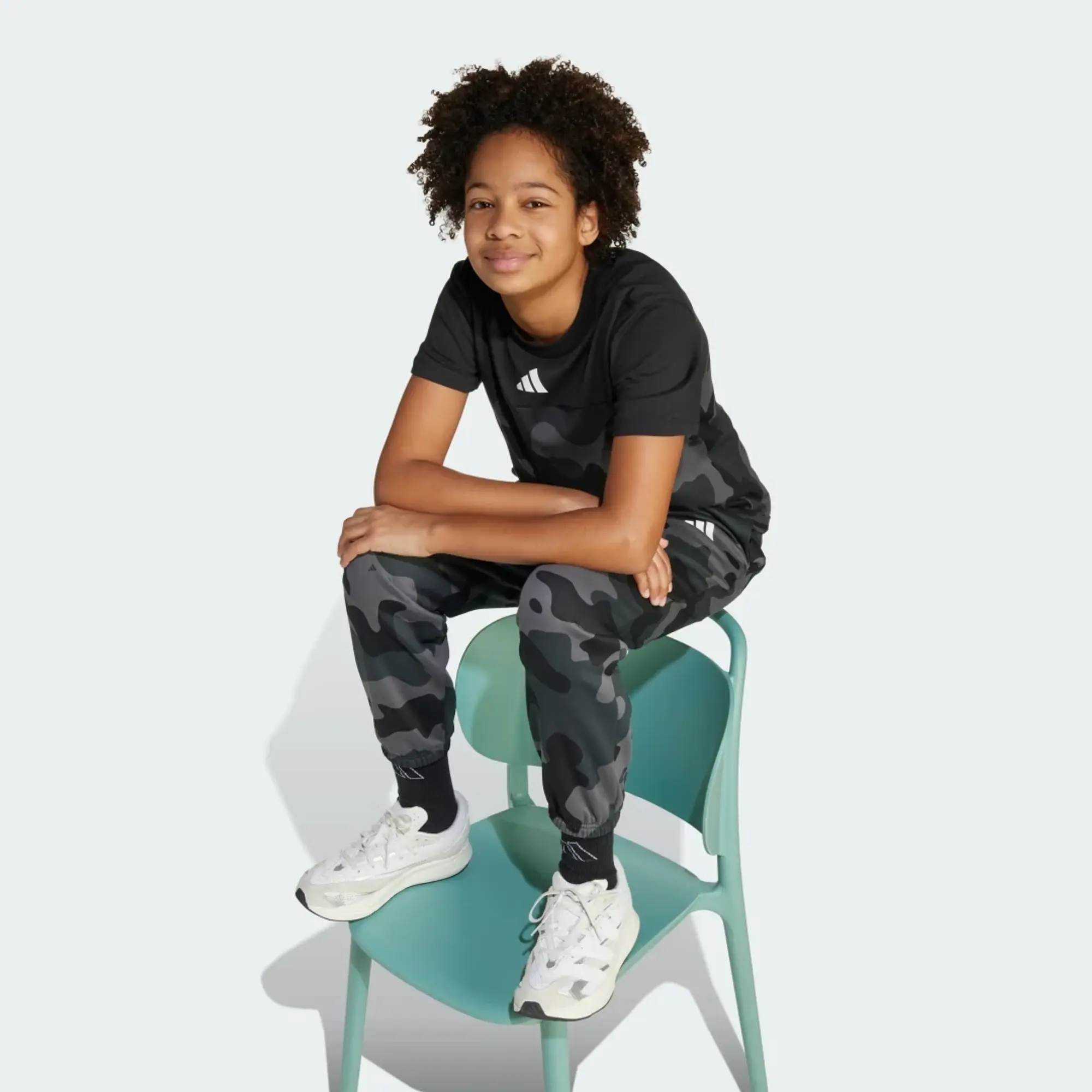 adidas Seasonal Essentials Camo Cotton T-Shirt Kids