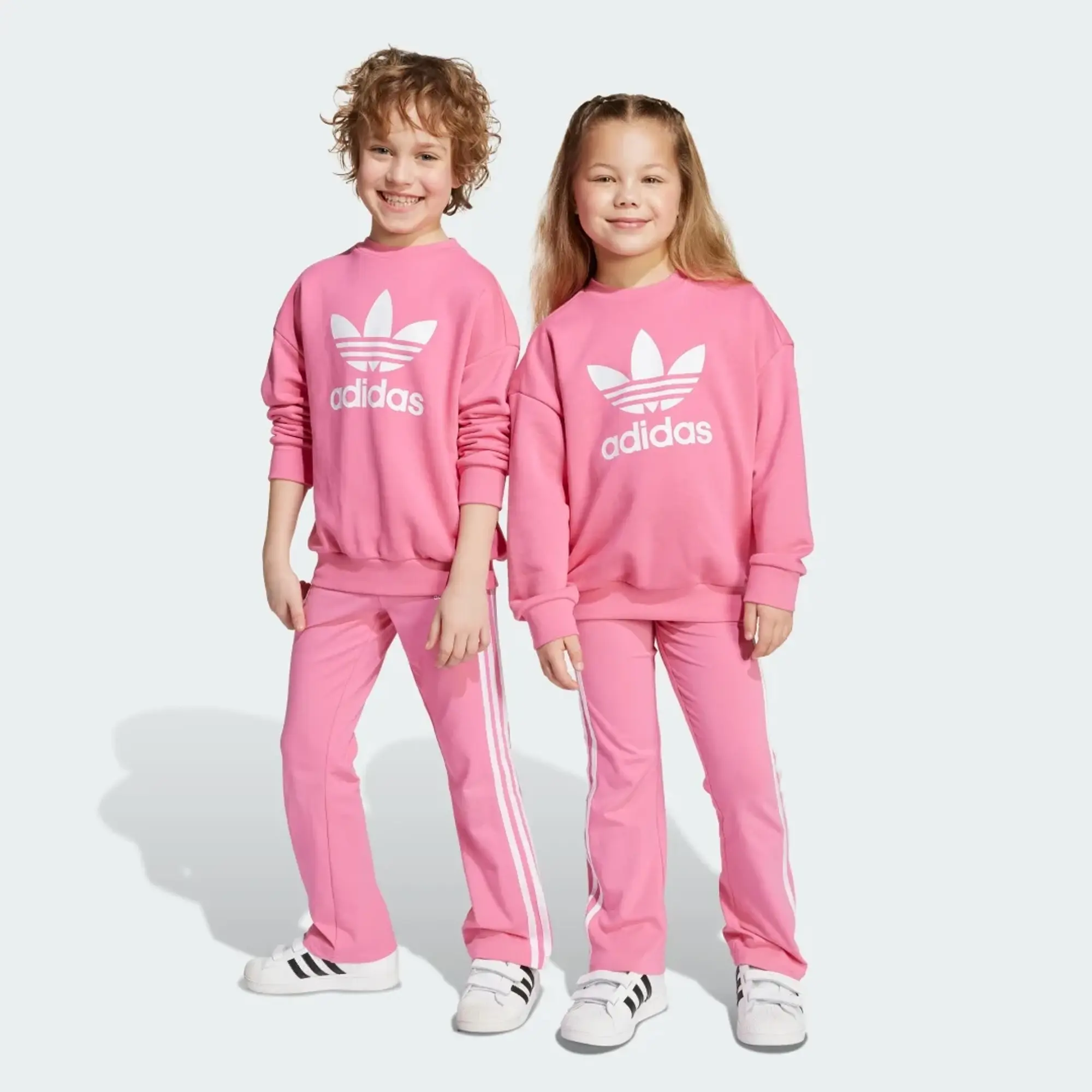 adidas Loose Crew Flared Legging Set Kids