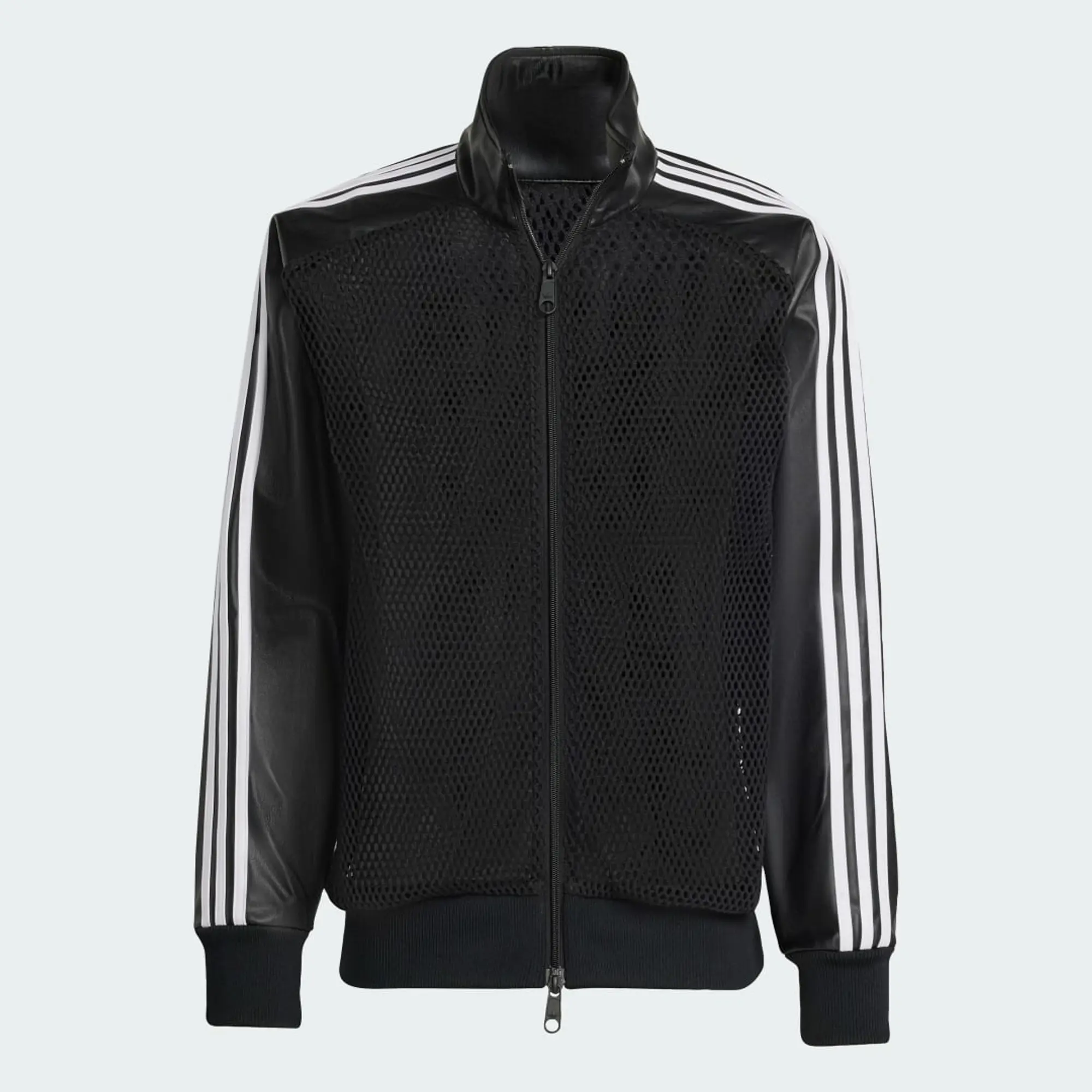 adidas adidas x Jeremy Scott Faux Leather Mesh Track Top