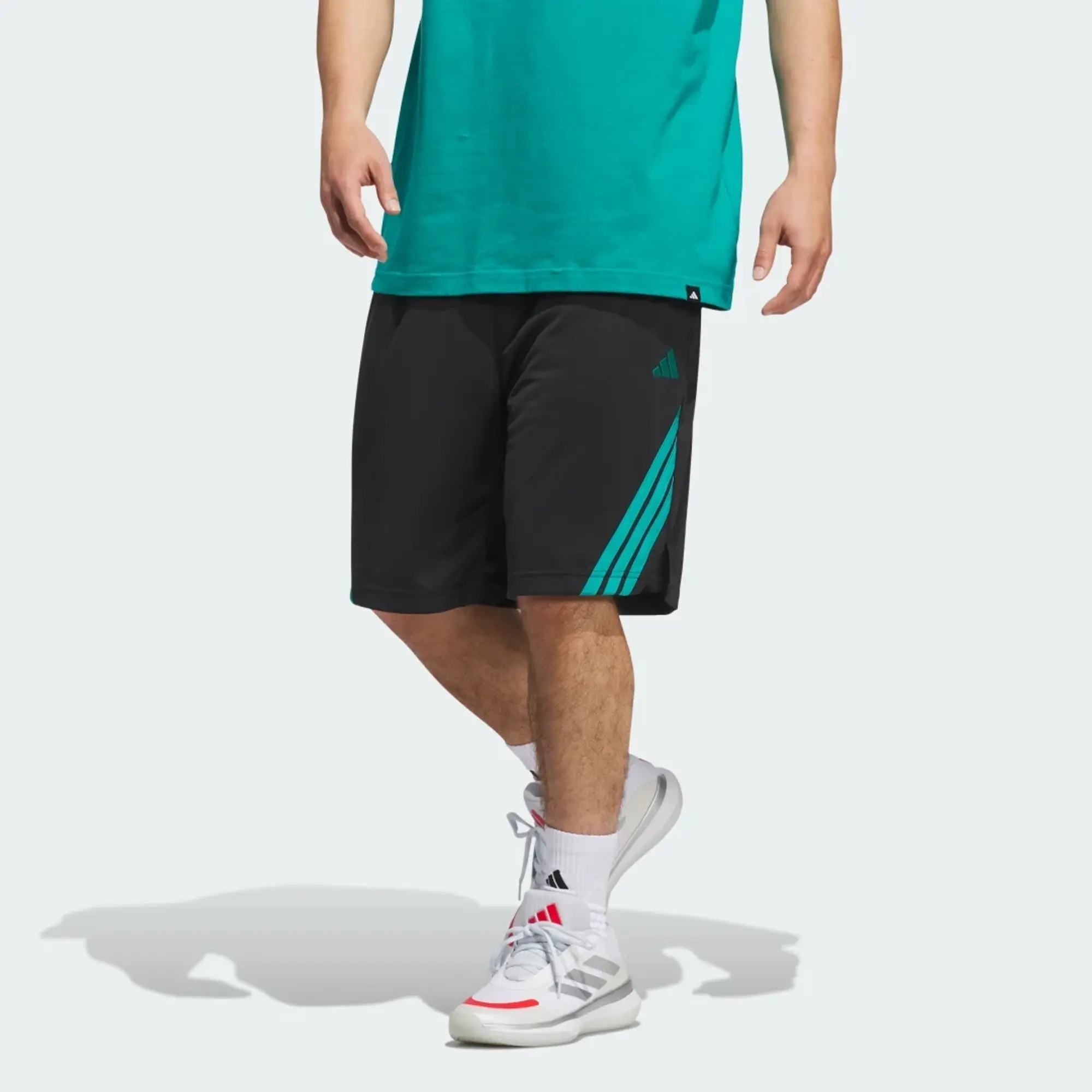 adidas Legends 3-Stripes Basketball Shorts