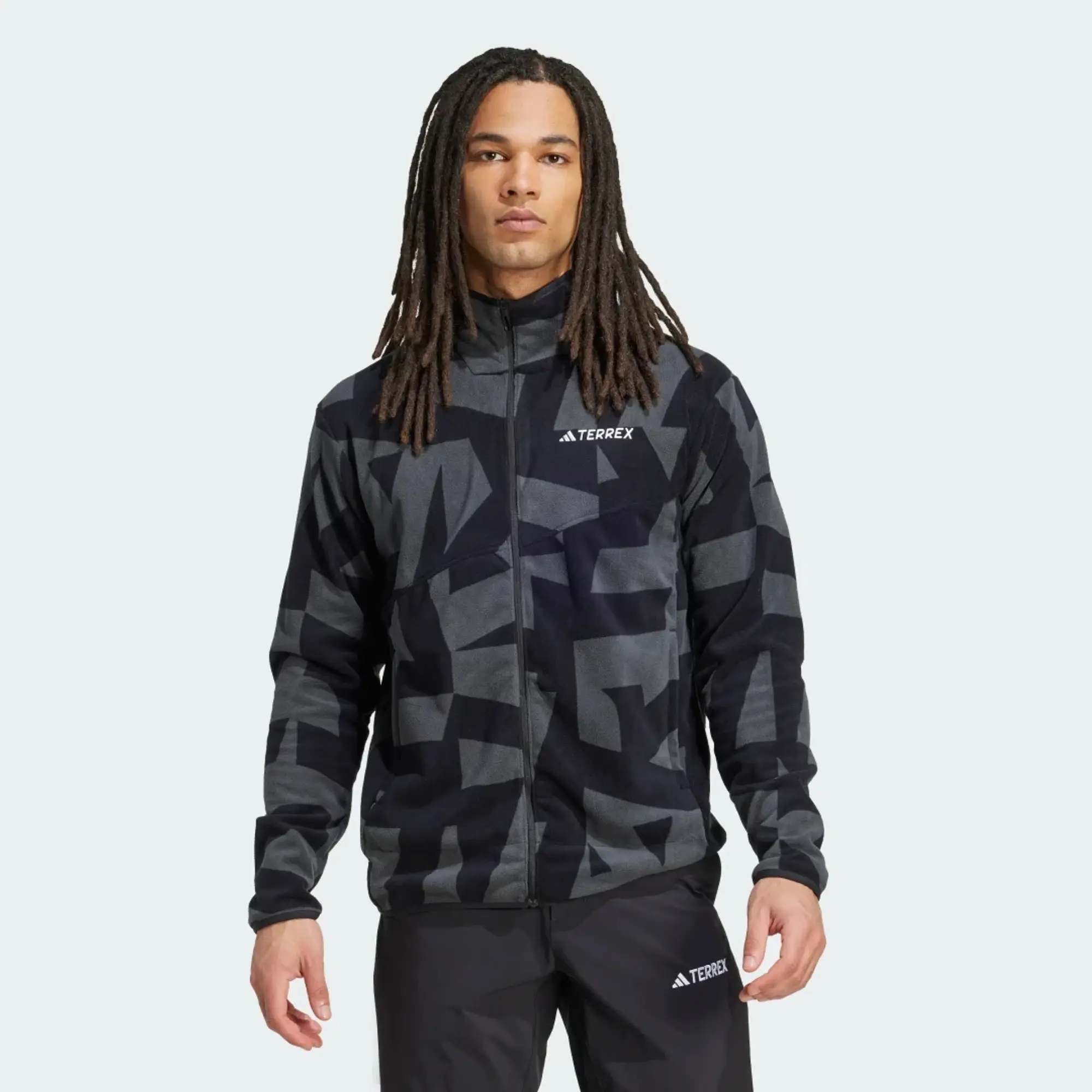 adidas Terrex Multi Printed Full-Zip Fleece Jacket