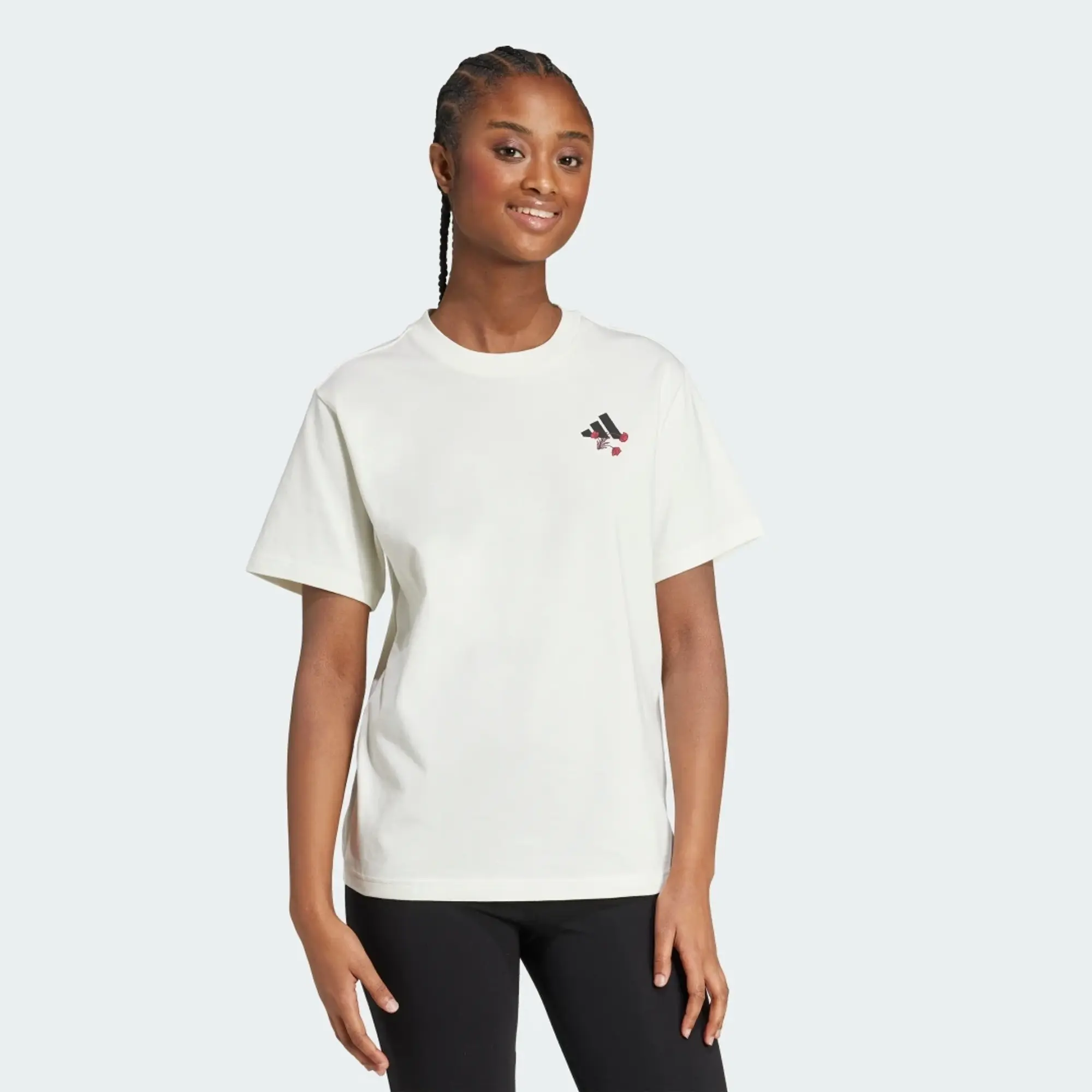 adidas Tiro Floral Graphic T-Shirt