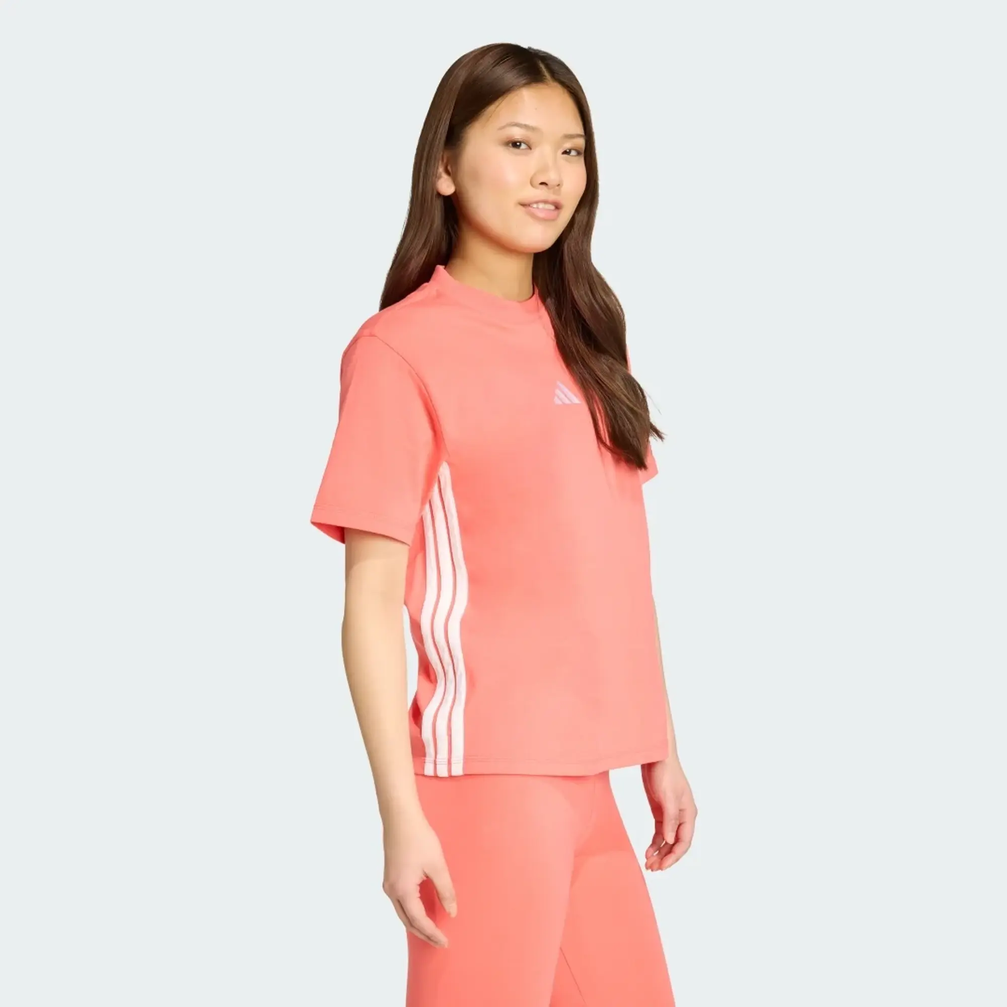 adidas Essentials 3-Stripes Cotton T-Shirt