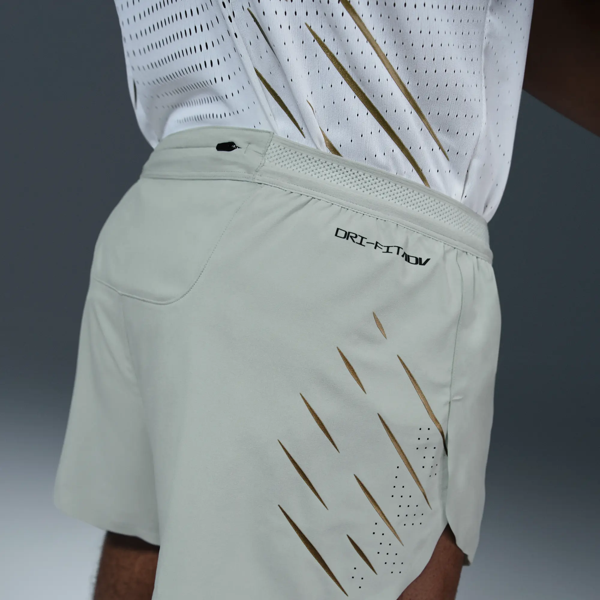 Nike AeroSwift x Jakob Men's Dri-FIT ADV 5cm (approx.) Running Shorts - Light Silver - Sustainable Materials
